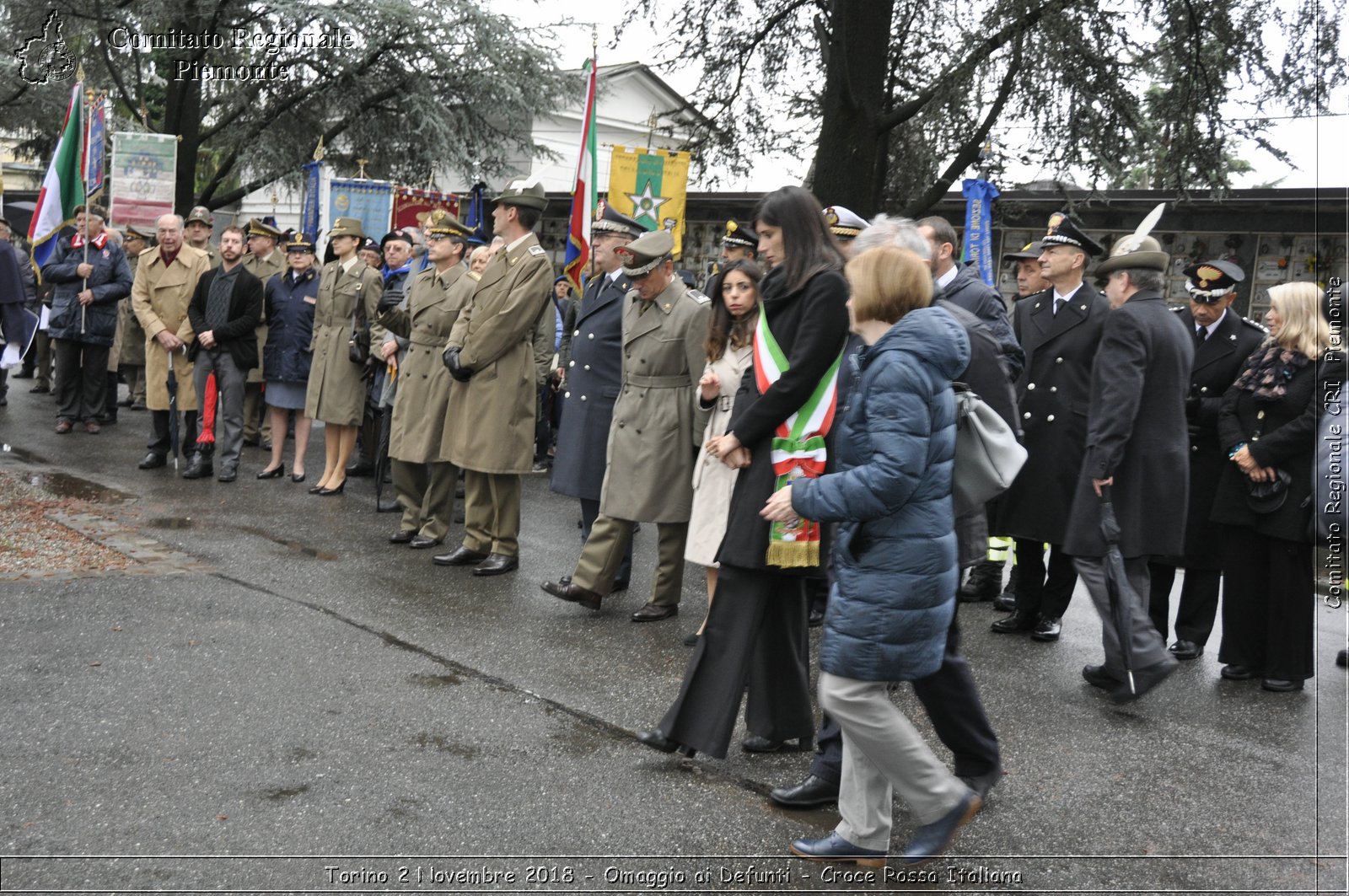 Torino 2 Novembre 2018 - Omaggio ai Defunti - Croce Rossa Italiana- Comitato Regionale del Piemonte