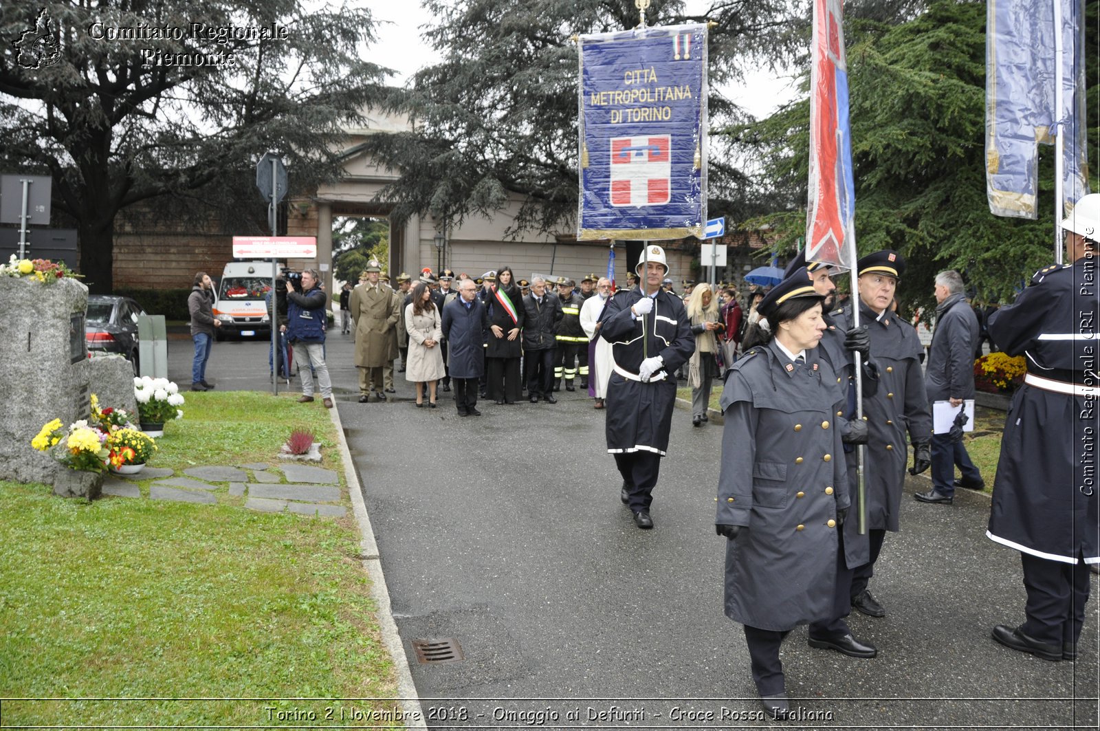 Torino 2 Novembre 2018 - Omaggio ai Defunti - Croce Rossa Italiana- Comitato Regionale del Piemonte