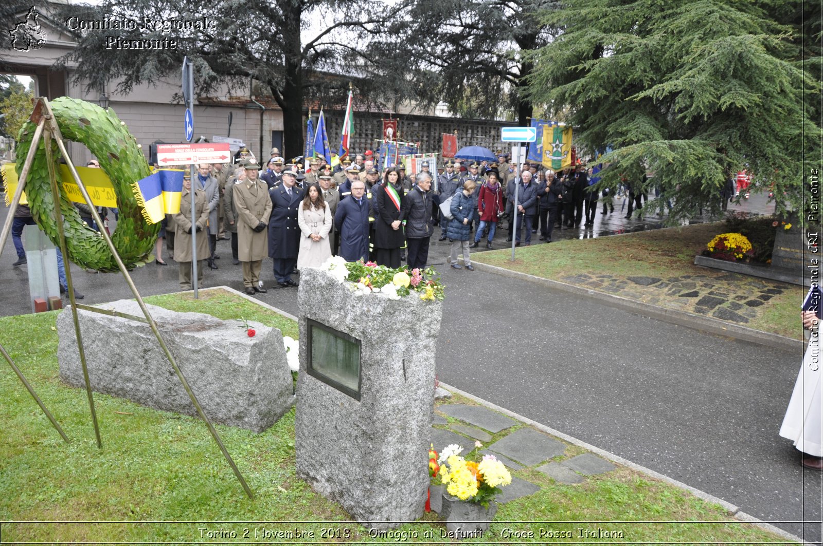 Torino 2 Novembre 2018 - Omaggio ai Defunti - Croce Rossa Italiana- Comitato Regionale del Piemonte