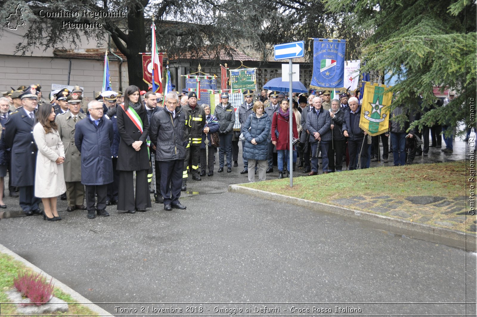 Torino 2 Novembre 2018 - Omaggio ai Defunti - Croce Rossa Italiana- Comitato Regionale del Piemonte