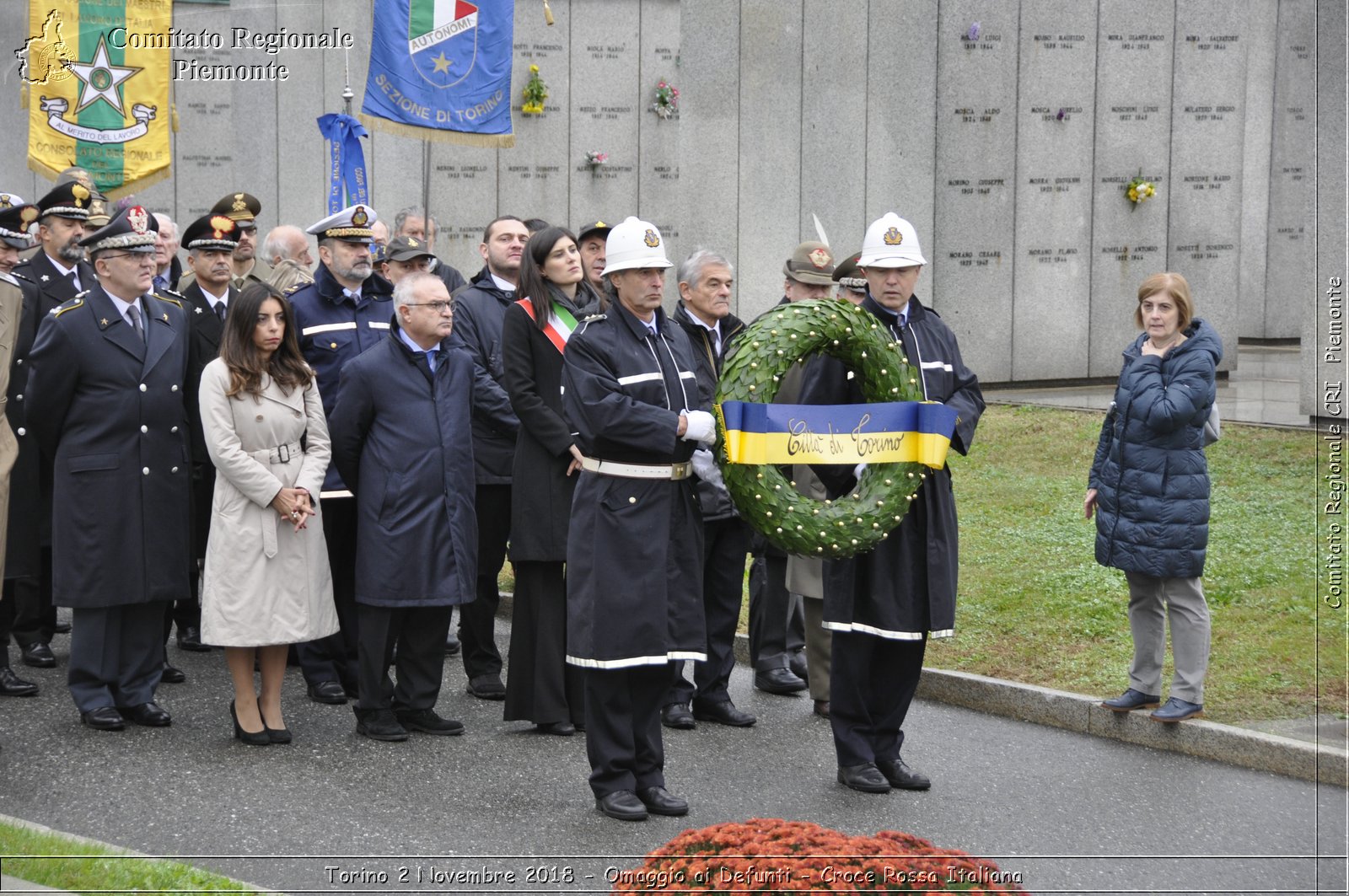 Torino 2 Novembre 2018 - Omaggio ai Defunti - Croce Rossa Italiana- Comitato Regionale del Piemonte