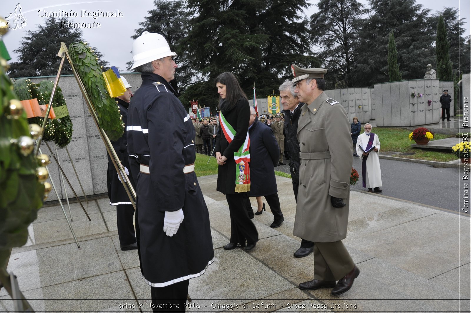 Torino 2 Novembre 2018 - Omaggio ai Defunti - Croce Rossa Italiana- Comitato Regionale del Piemonte