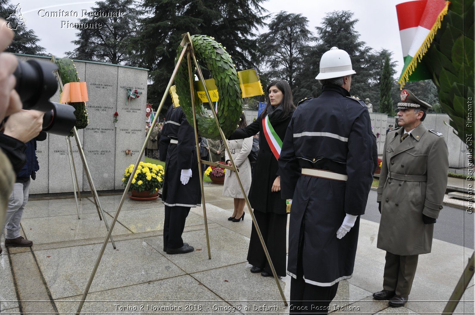 Torino 2 Novembre 2018 - Omaggio ai Defunti - Croce Rossa Italiana- Comitato Regionale del Piemonte