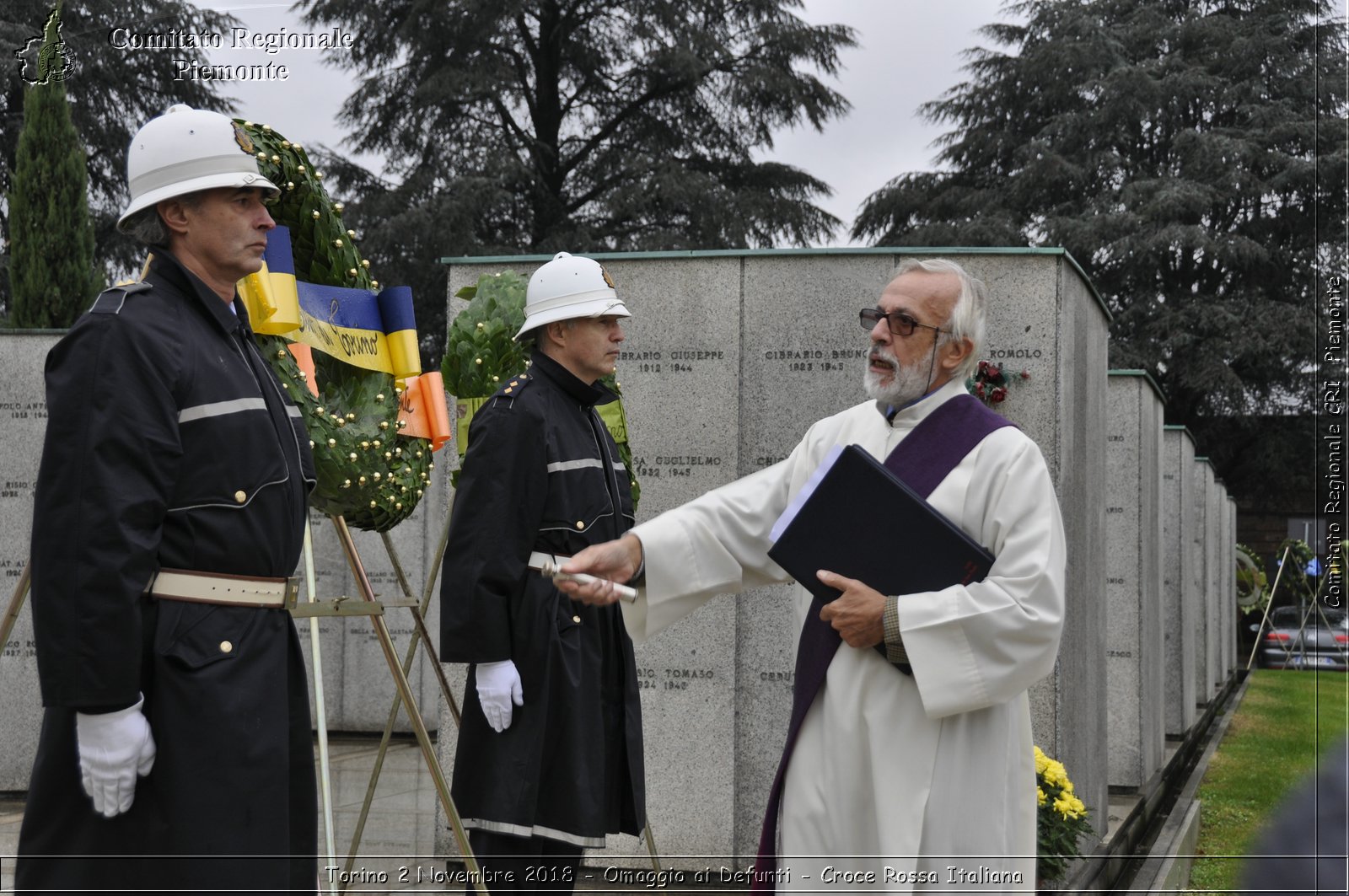 Torino 2 Novembre 2018 - Omaggio ai Defunti - Croce Rossa Italiana- Comitato Regionale del Piemonte