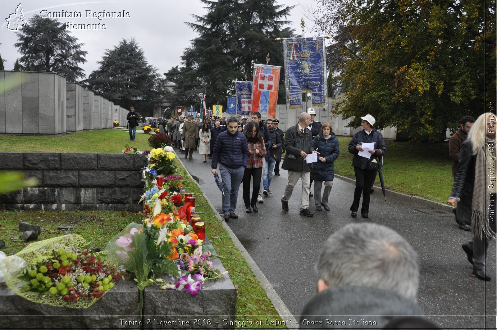 Torino 2 Novembre 2018 - Omaggio ai Defunti - Croce Rossa Italiana- Comitato Regionale del Piemonte