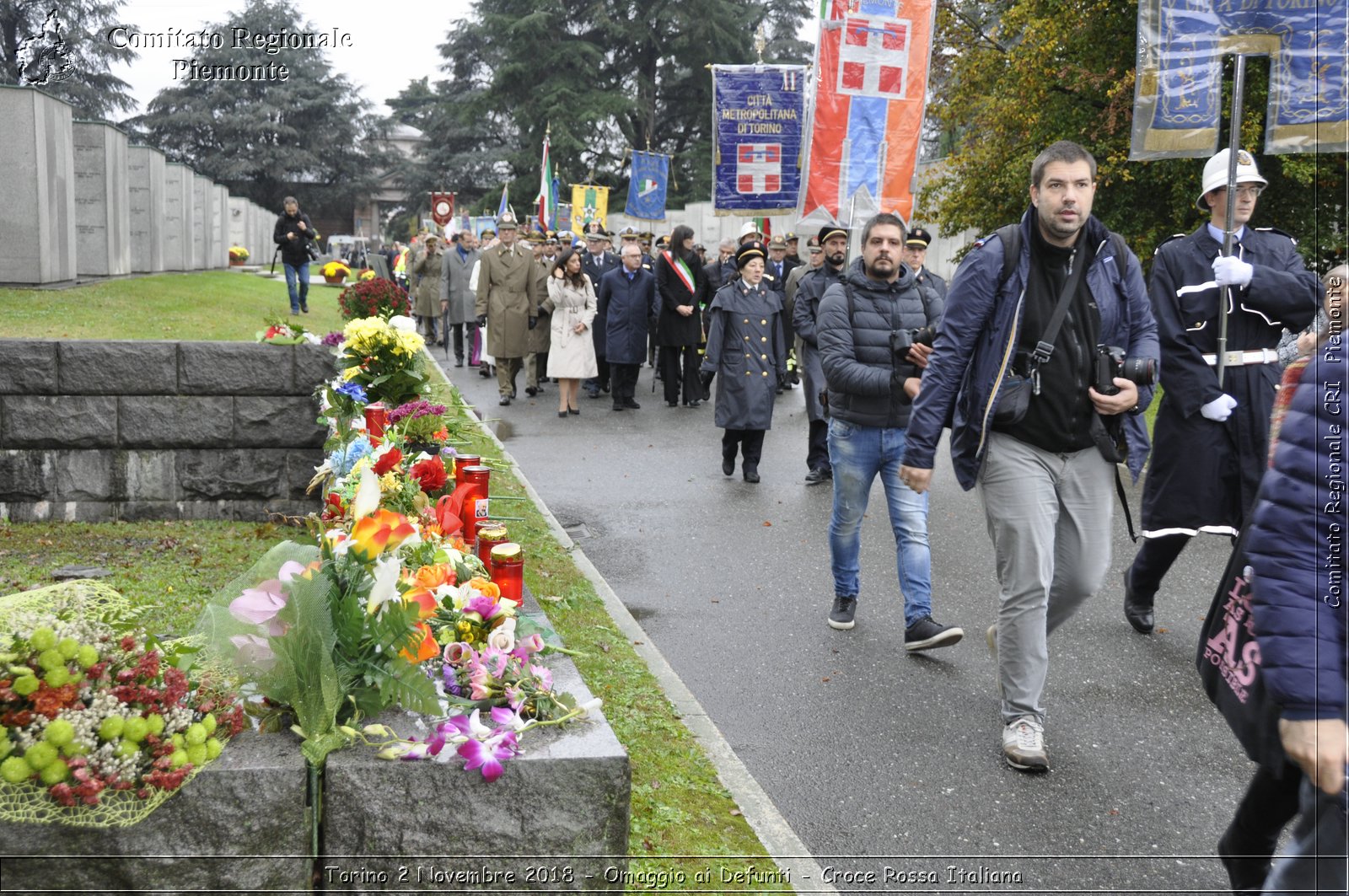 Torino 2 Novembre 2018 - Omaggio ai Defunti - Croce Rossa Italiana- Comitato Regionale del Piemonte