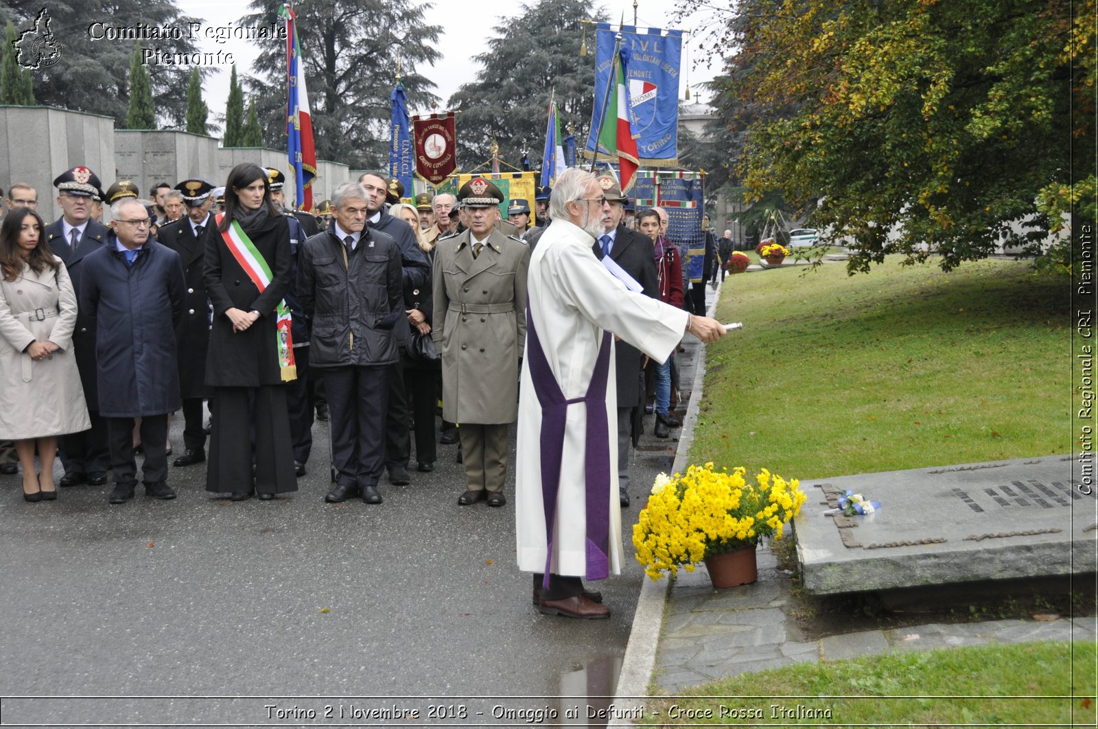 Torino 2 Novembre 2018 - Omaggio ai Defunti - Croce Rossa Italiana- Comitato Regionale del Piemonte