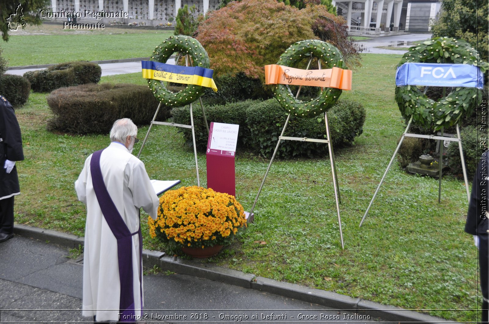 Torino 2 Novembre 2018 - Omaggio ai Defunti - Croce Rossa Italiana- Comitato Regionale del Piemonte