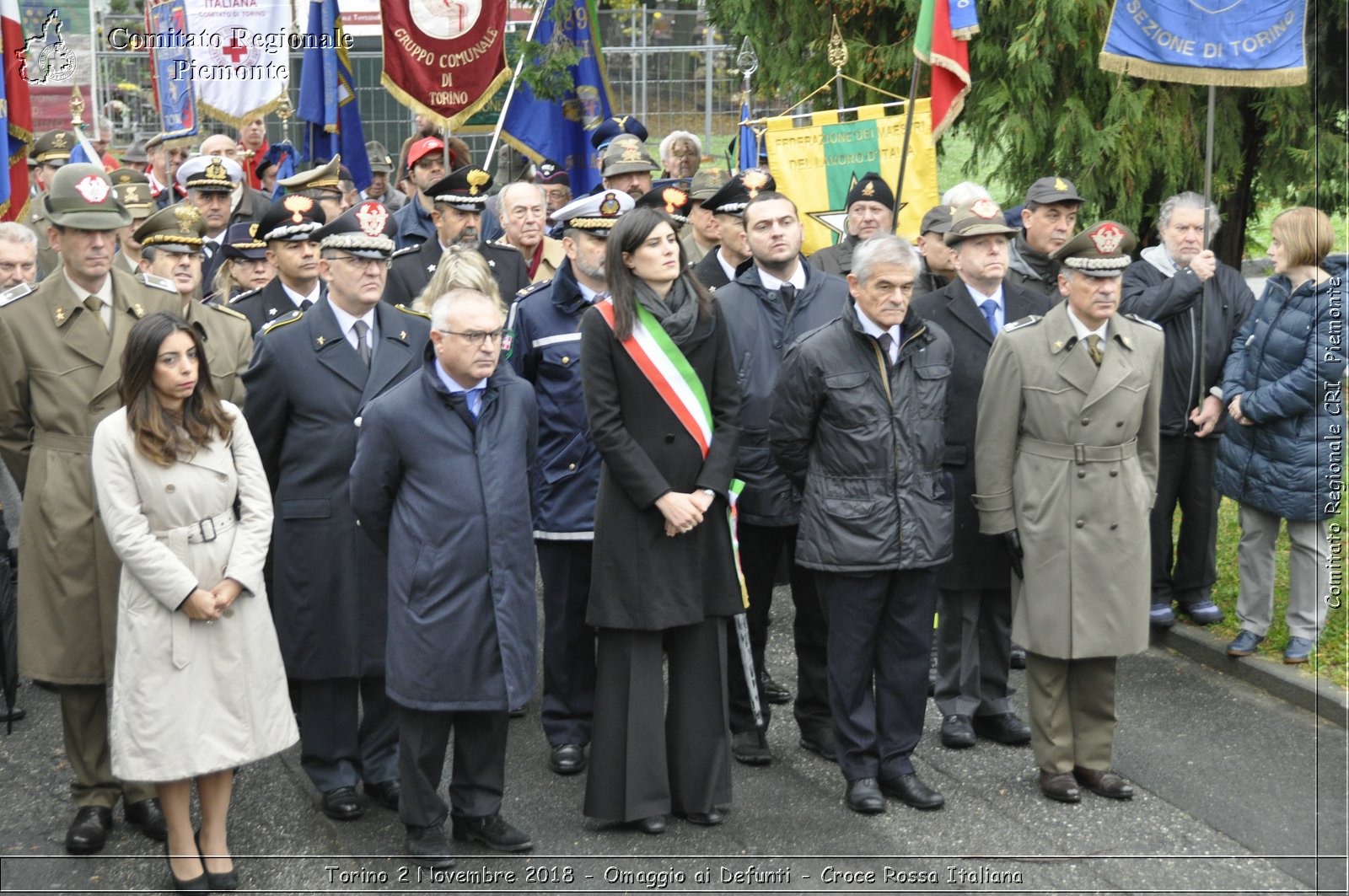 Torino 2 Novembre 2018 - Omaggio ai Defunti - Croce Rossa Italiana- Comitato Regionale del Piemonte