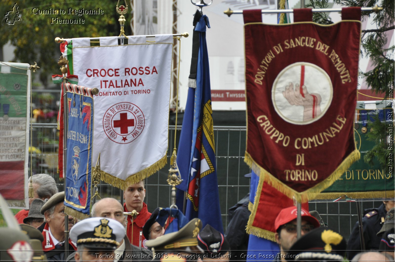 Torino 2 Novembre 2018 - Omaggio ai Defunti - Croce Rossa Italiana- Comitato Regionale del Piemonte