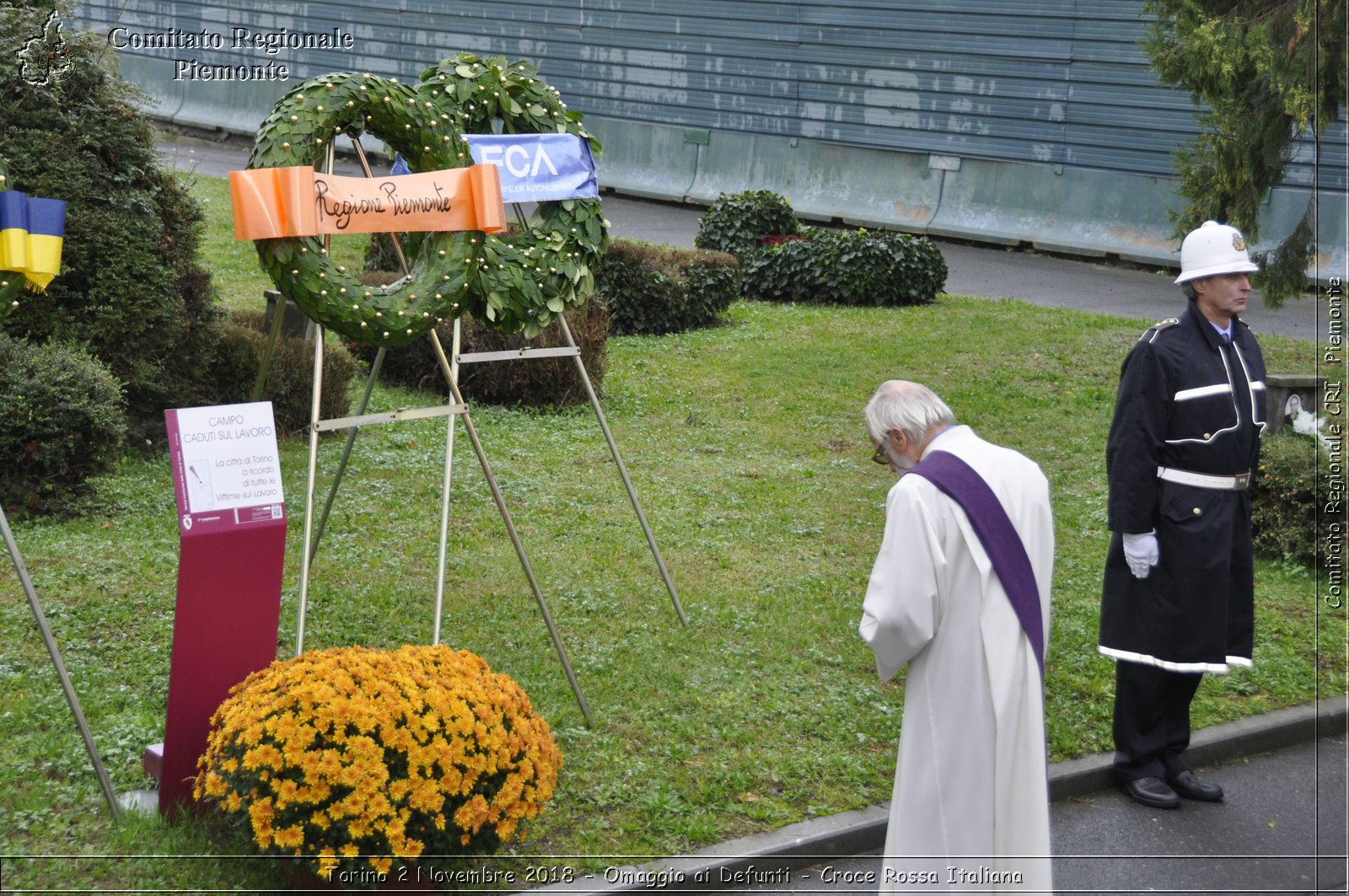 Torino 2 Novembre 2018 - Omaggio ai Defunti - Croce Rossa Italiana- Comitato Regionale del Piemonte