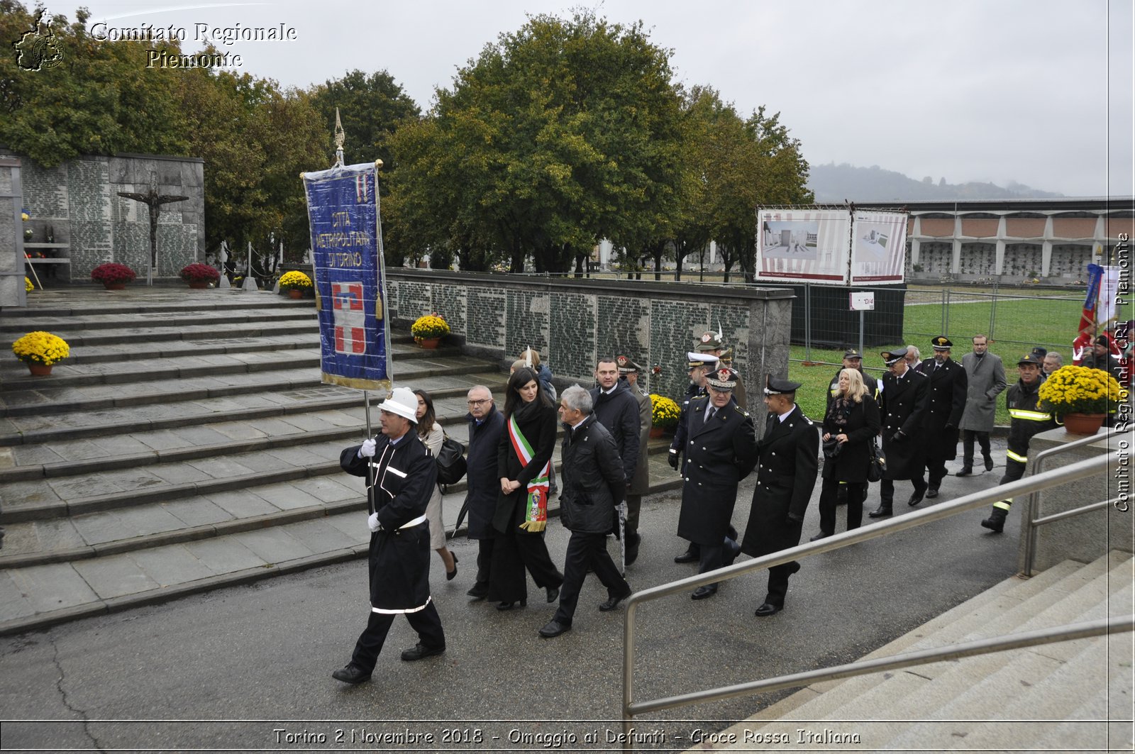 Torino 2 Novembre 2018 - Omaggio ai Defunti - Croce Rossa Italiana- Comitato Regionale del Piemonte