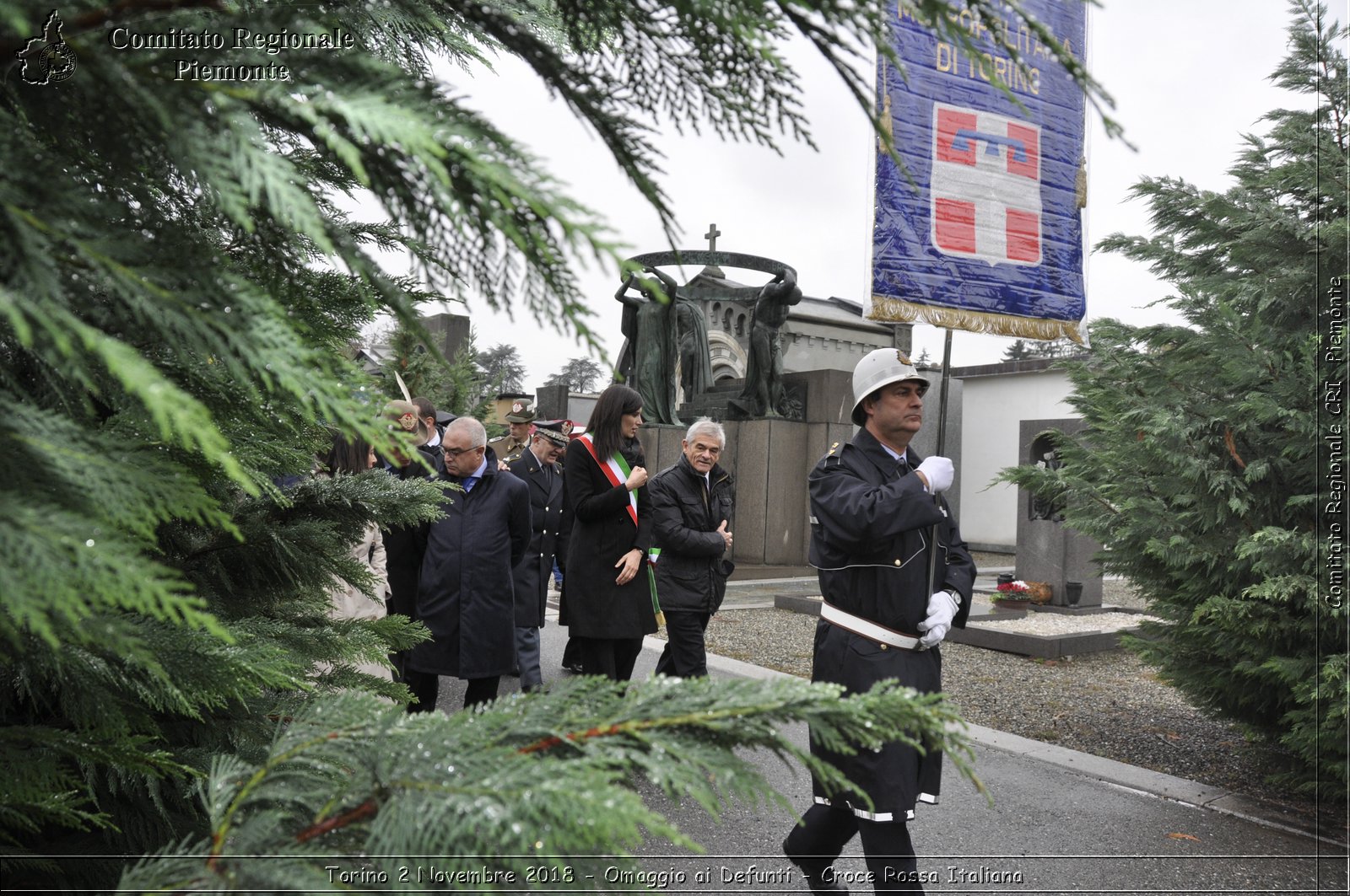 Torino 2 Novembre 2018 - Omaggio ai Defunti - Croce Rossa Italiana- Comitato Regionale del Piemonte