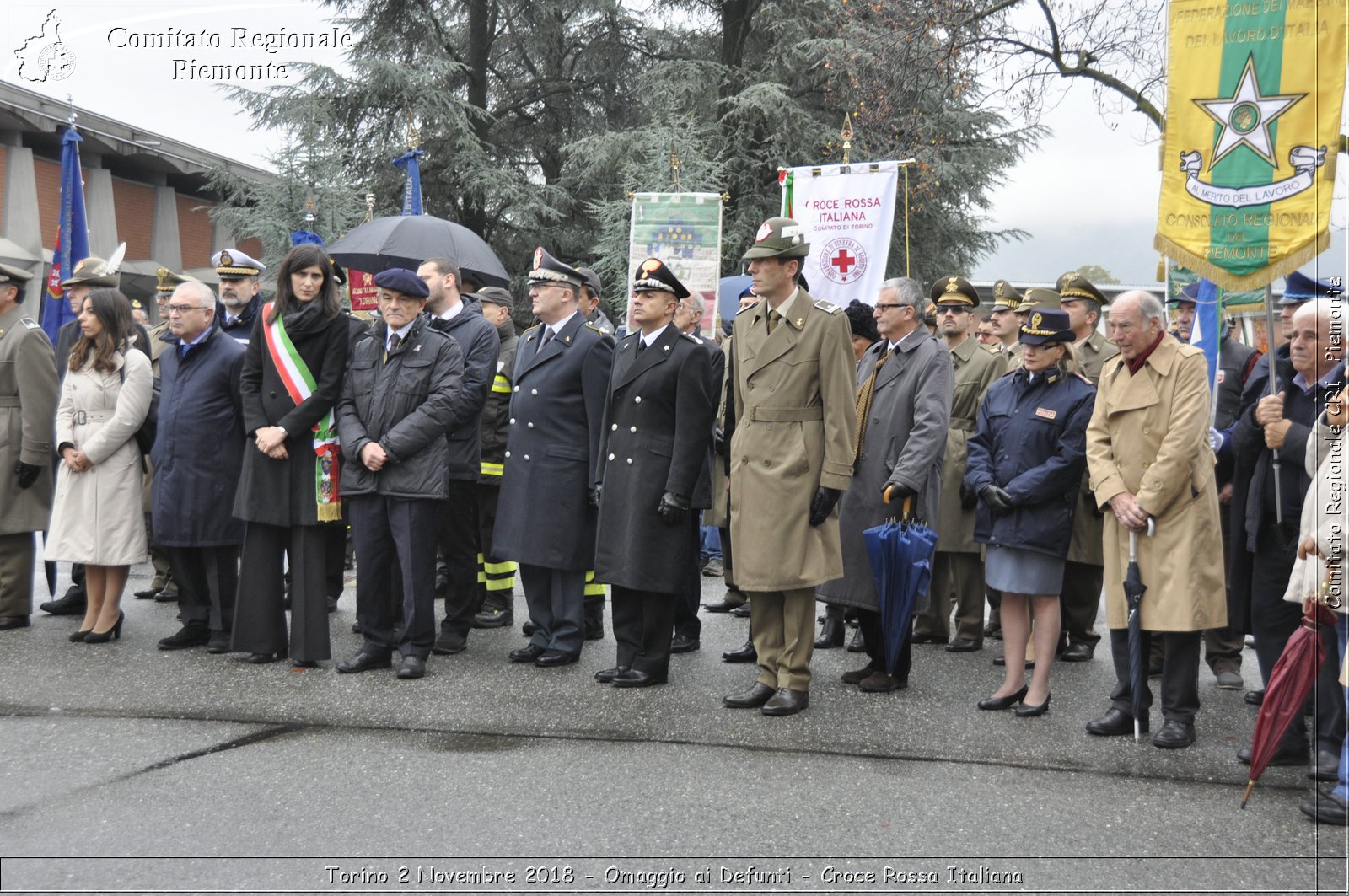 Torino 2 Novembre 2018 - Omaggio ai Defunti - Croce Rossa Italiana- Comitato Regionale del Piemonte