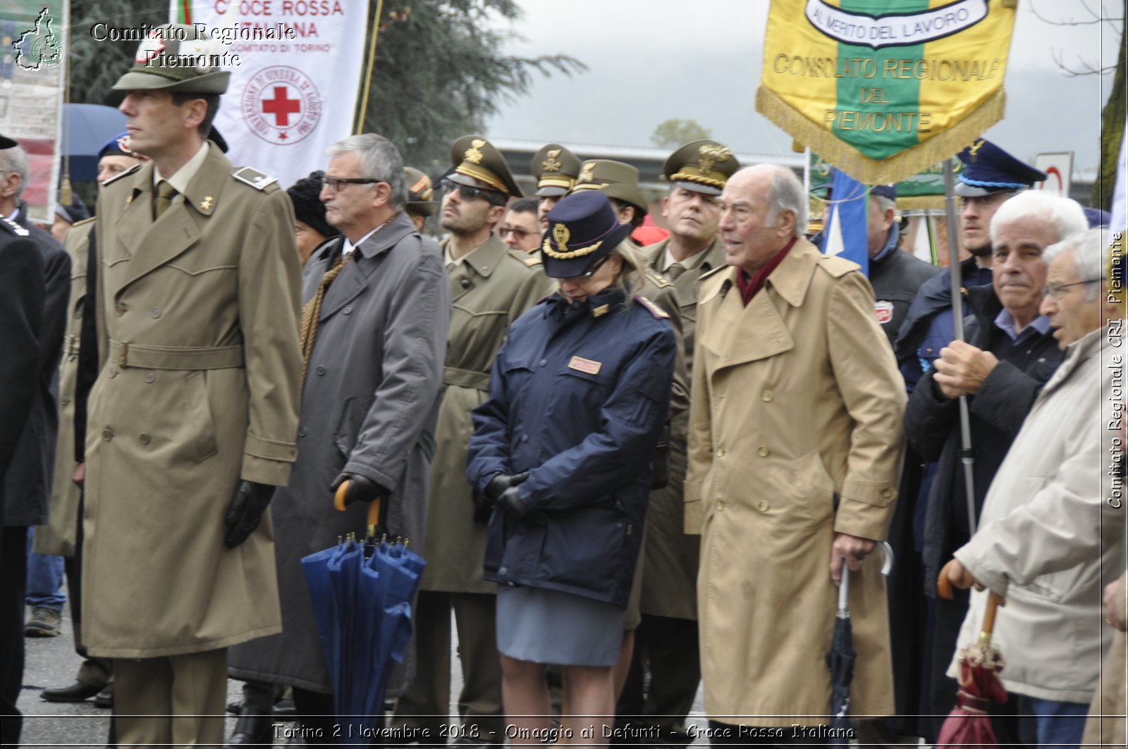 Torino 2 Novembre 2018 - Omaggio ai Defunti - Croce Rossa Italiana- Comitato Regionale del Piemonte