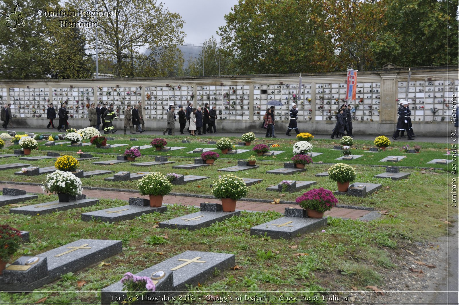 Torino 2 Novembre 2018 - Omaggio ai Defunti - Croce Rossa Italiana- Comitato Regionale del Piemonte