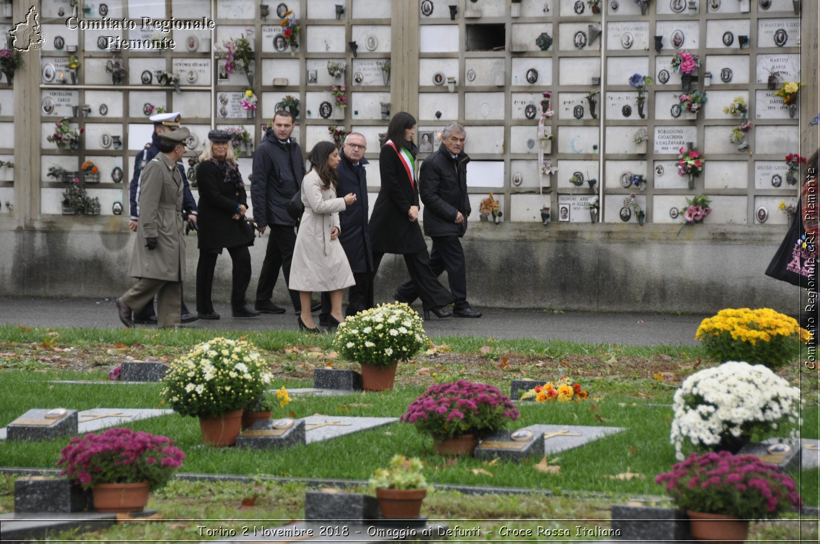 Torino 2 Novembre 2018 - Omaggio ai Defunti - Croce Rossa Italiana- Comitato Regionale del Piemonte