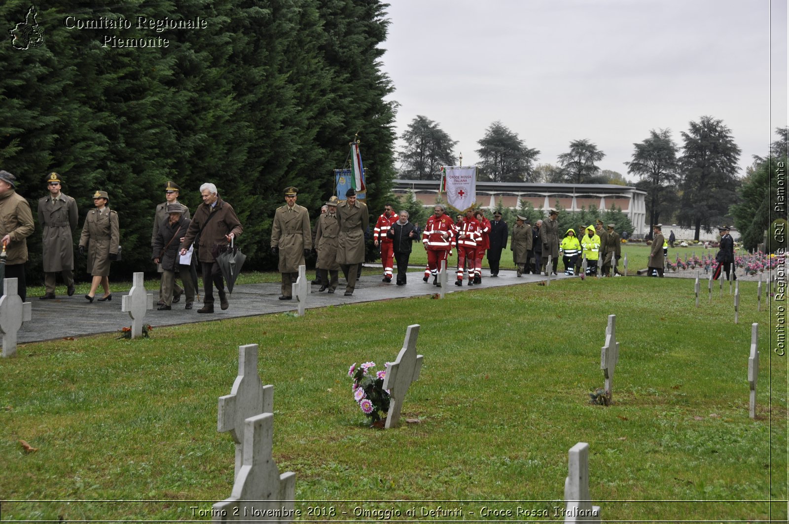 Torino 2 Novembre 2018 - Omaggio ai Defunti - Croce Rossa Italiana- Comitato Regionale del Piemonte