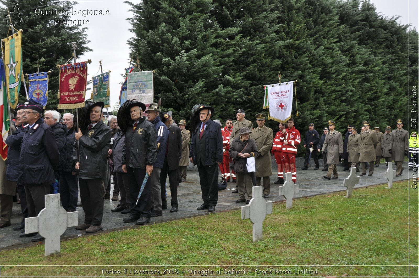 Torino 2 Novembre 2018 - Omaggio ai Defunti - Croce Rossa Italiana- Comitato Regionale del Piemonte