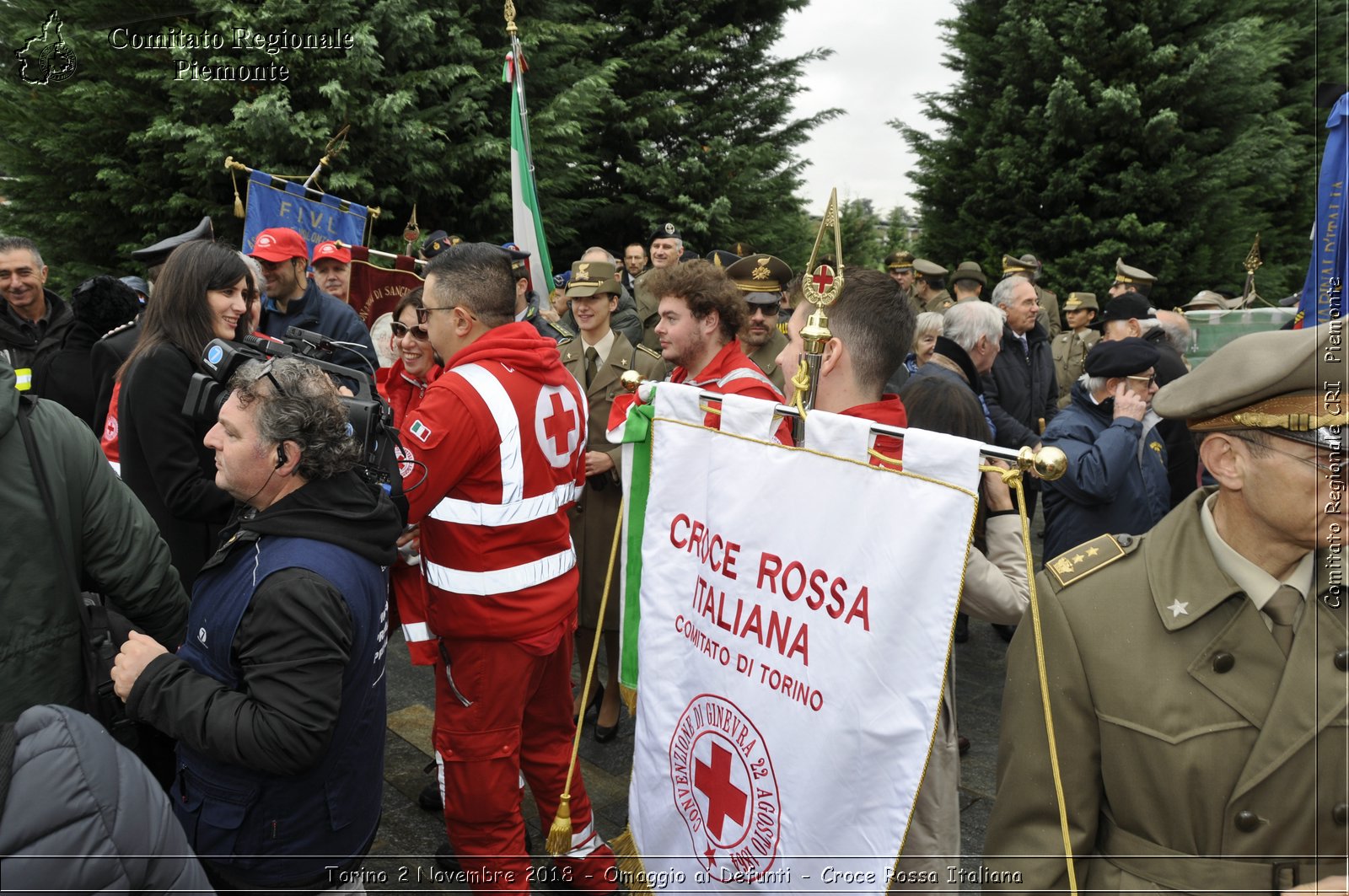 Torino 2 Novembre 2018 - Omaggio ai Defunti - Croce Rossa Italiana- Comitato Regionale del Piemonte