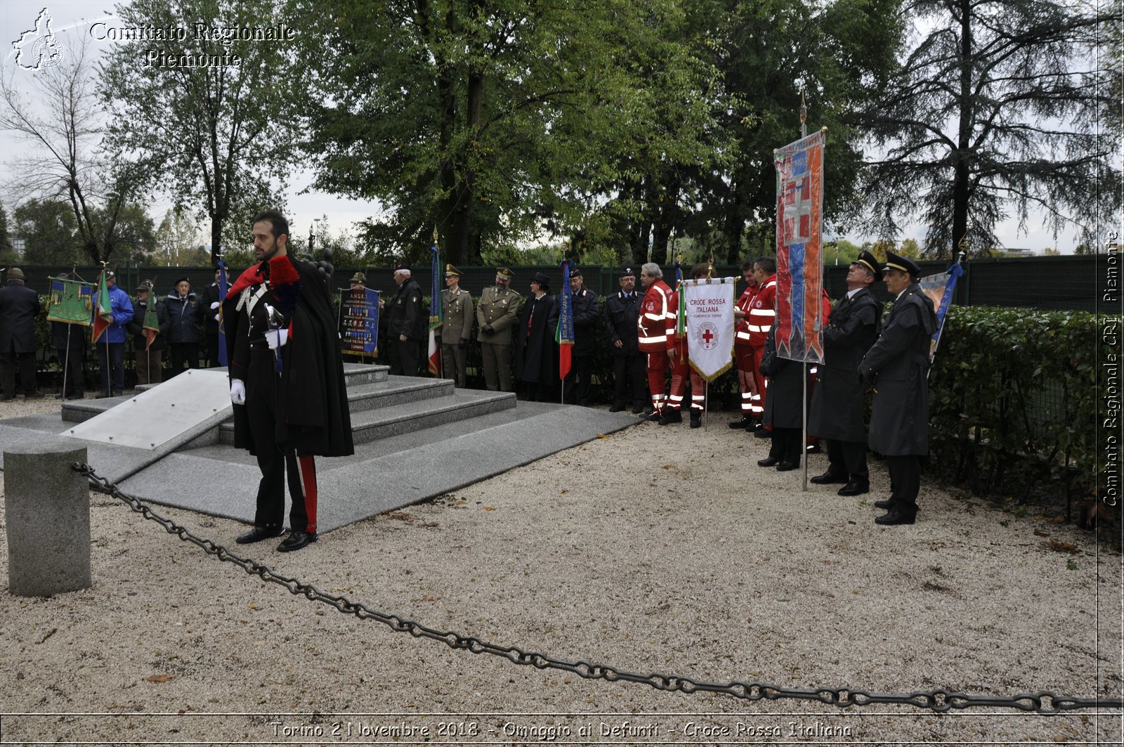 Torino 2 Novembre 2018 - Omaggio ai Defunti - Croce Rossa Italiana- Comitato Regionale del Piemonte