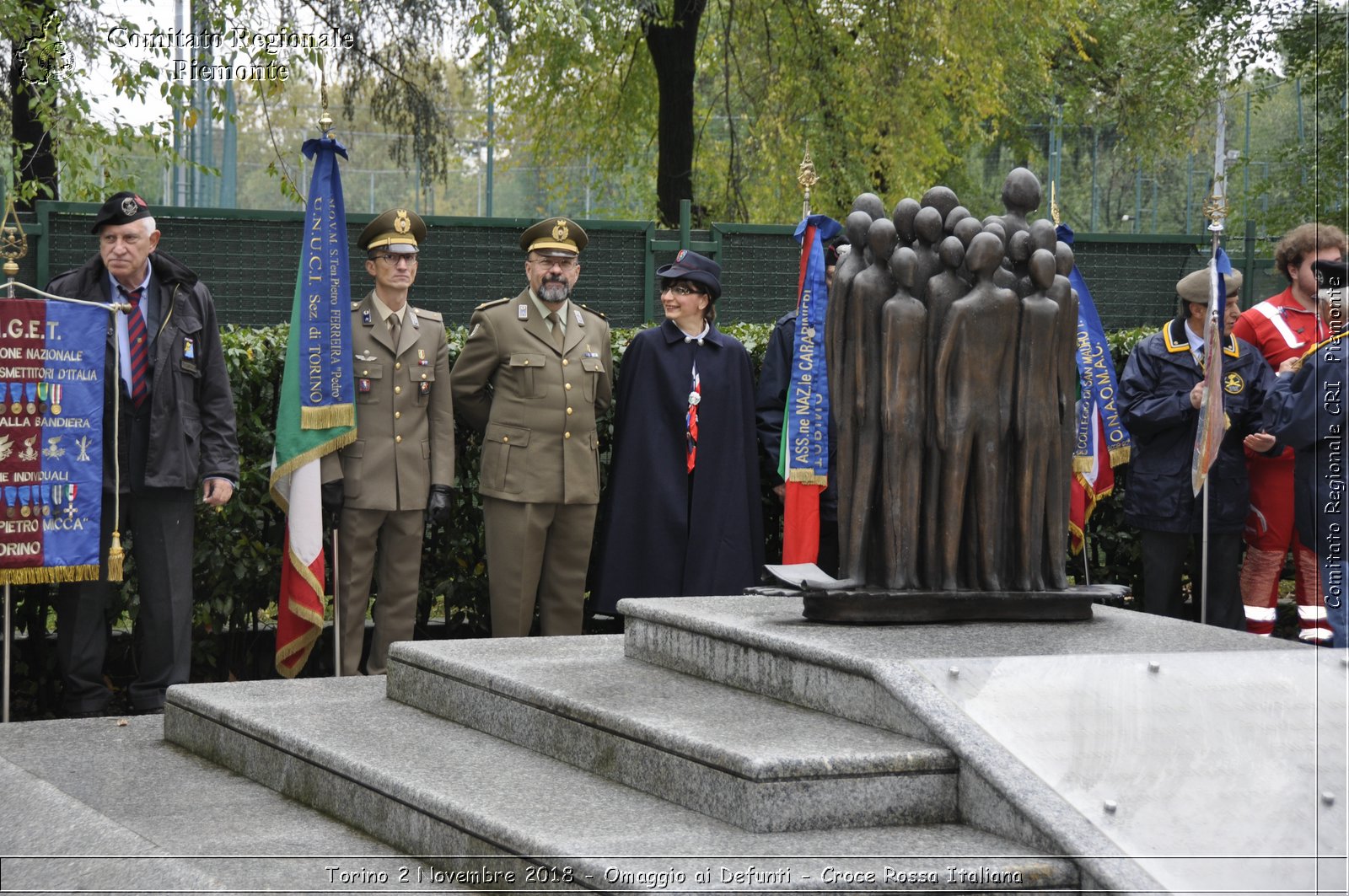 Torino 2 Novembre 2018 - Omaggio ai Defunti - Croce Rossa Italiana- Comitato Regionale del Piemonte