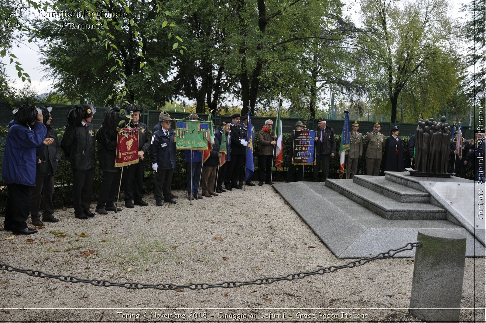 Torino 2 Novembre 2018 - Omaggio ai Defunti - Croce Rossa Italiana- Comitato Regionale del Piemonte