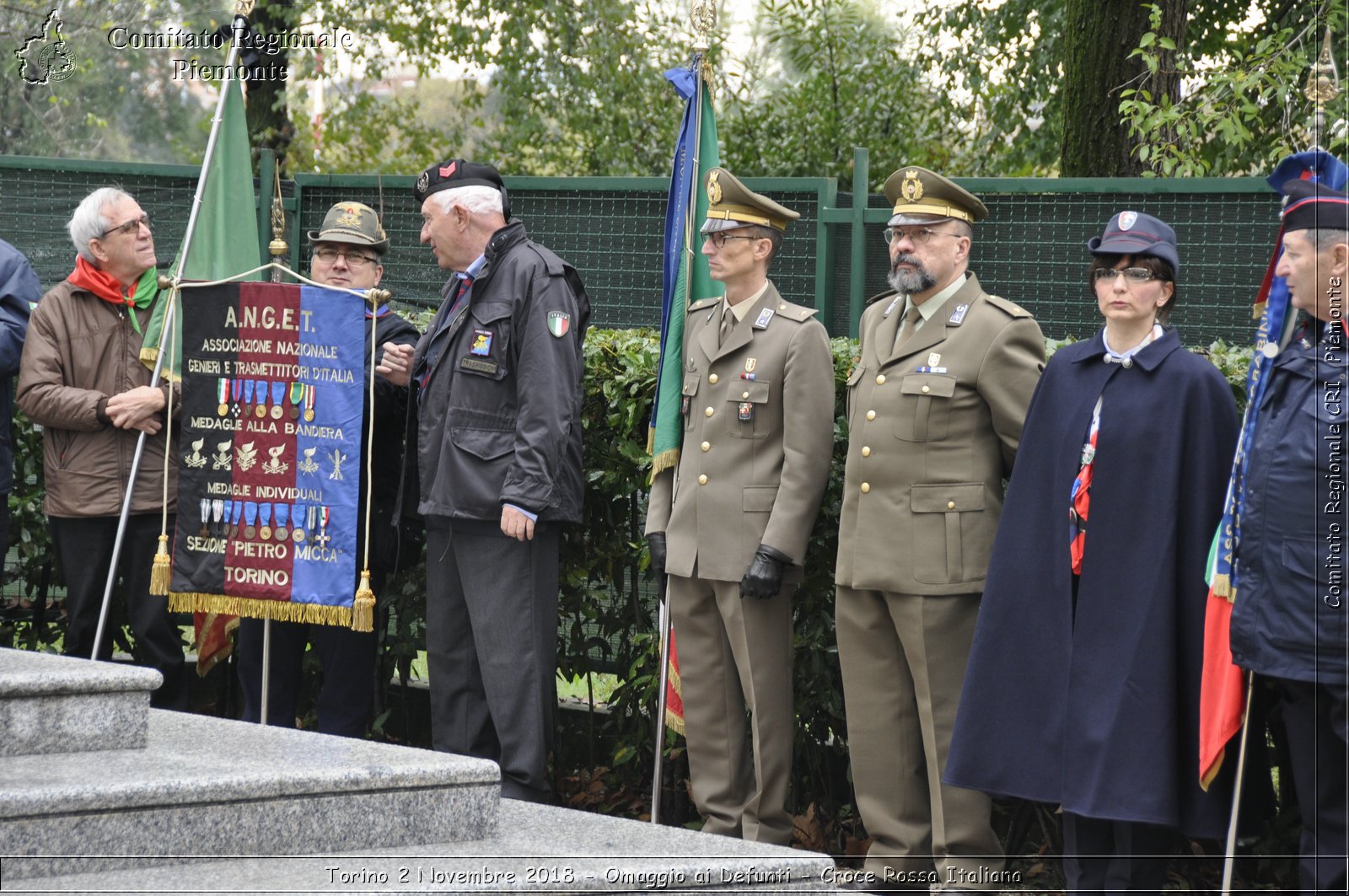 Torino 2 Novembre 2018 - Omaggio ai Defunti - Croce Rossa Italiana- Comitato Regionale del Piemonte