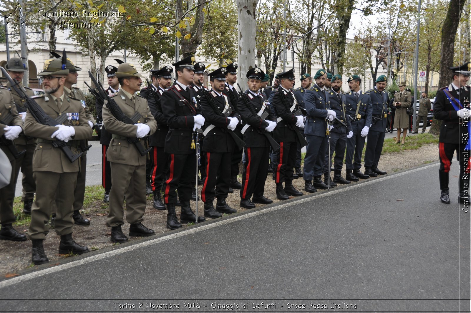 Torino 2 Novembre 2018 - Omaggio ai Defunti - Croce Rossa Italiana- Comitato Regionale del Piemonte