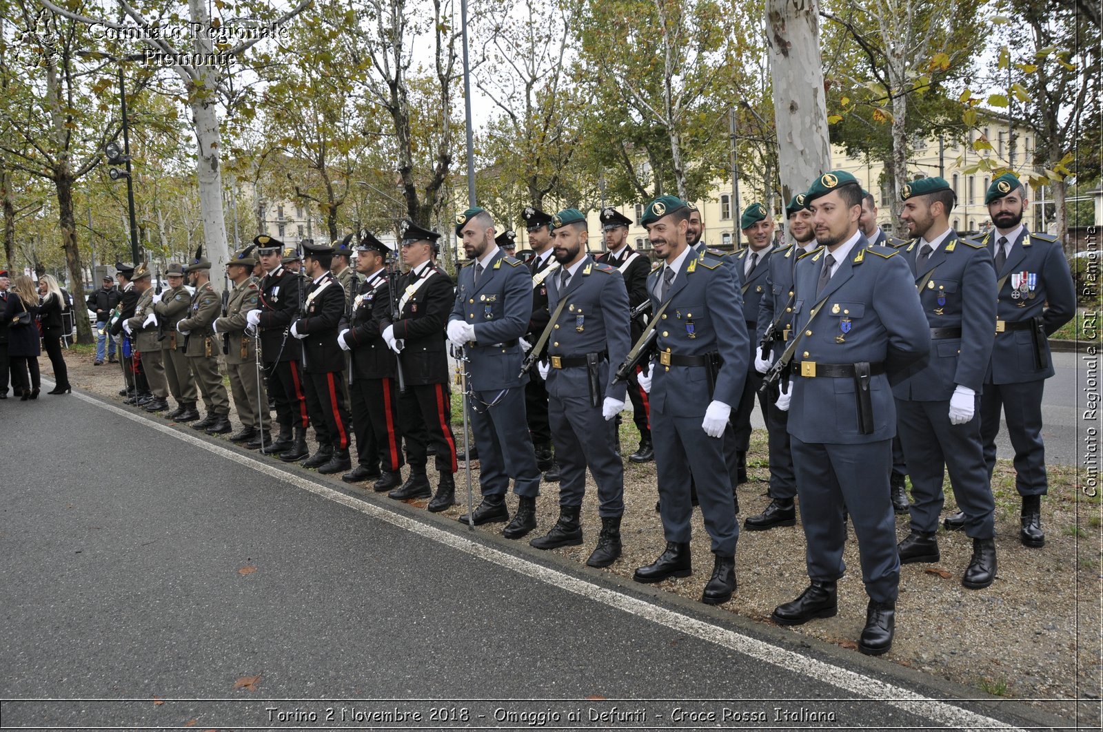 Torino 2 Novembre 2018 - Omaggio ai Defunti - Croce Rossa Italiana- Comitato Regionale del Piemonte