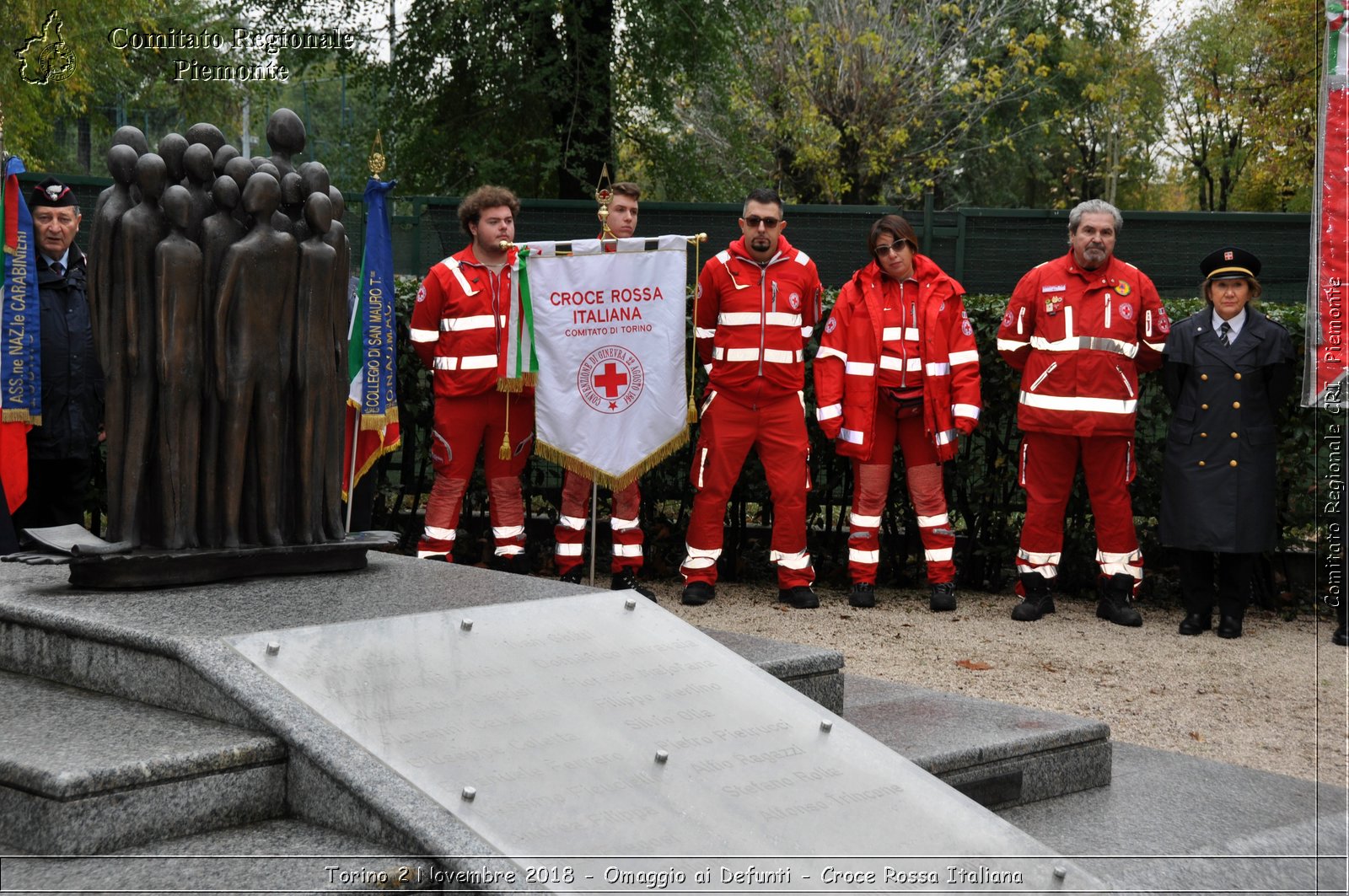 Torino 2 Novembre 2018 - Omaggio ai Defunti - Croce Rossa Italiana- Comitato Regionale del Piemonte