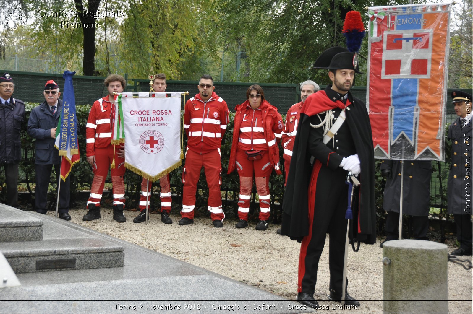 Torino 2 Novembre 2018 - Omaggio ai Defunti - Croce Rossa Italiana- Comitato Regionale del Piemonte