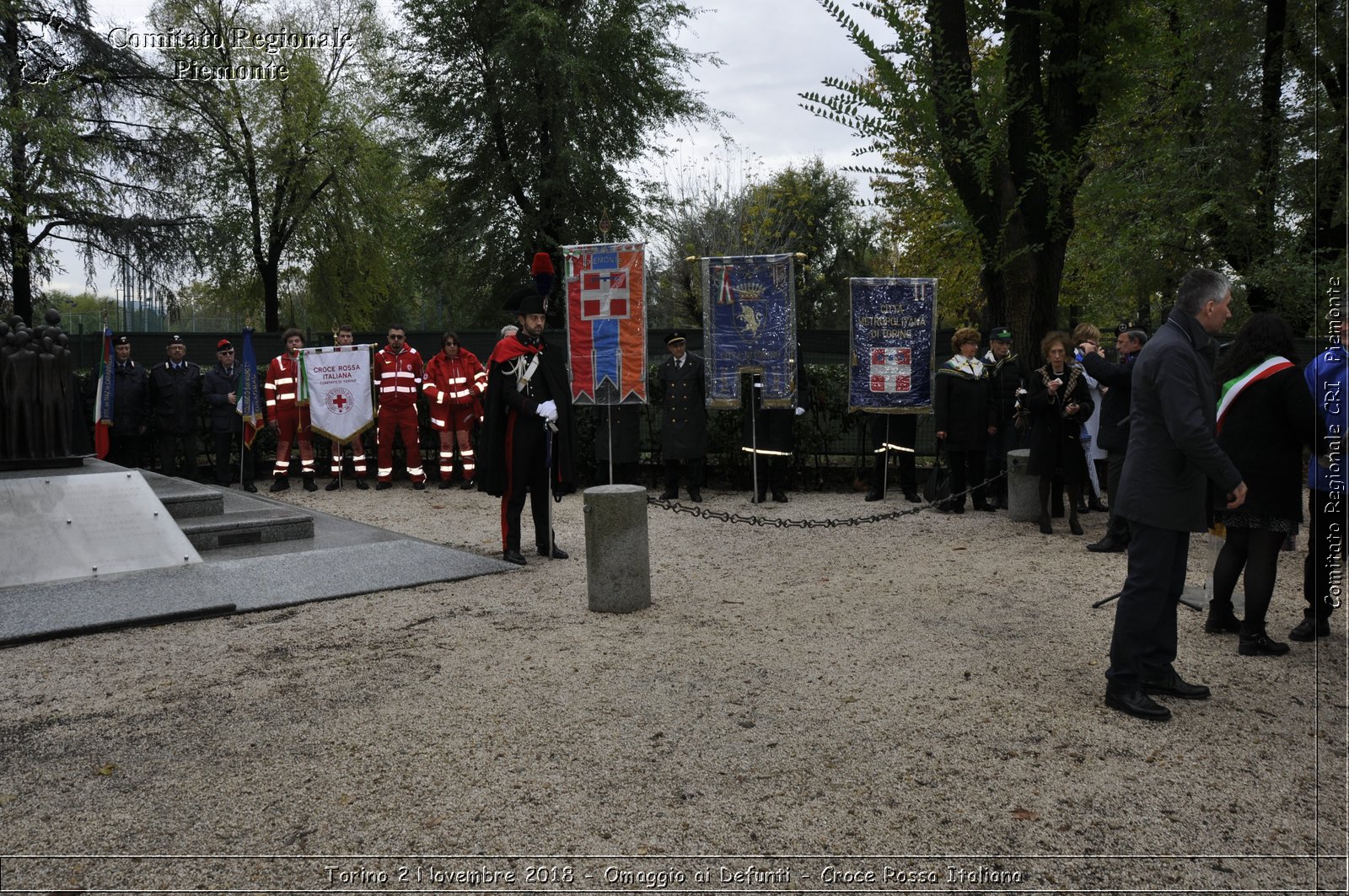 Torino 2 Novembre 2018 - Omaggio ai Defunti - Croce Rossa Italiana- Comitato Regionale del Piemonte