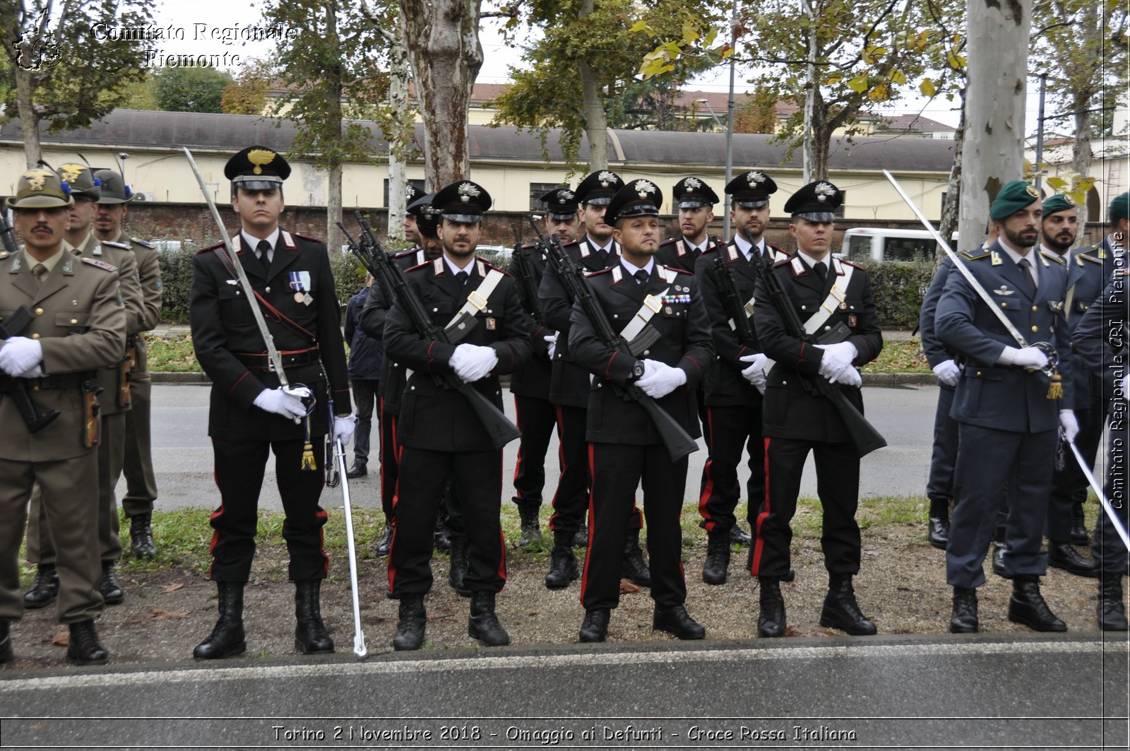 Torino 2 Novembre 2018 - Omaggio ai Defunti - Croce Rossa Italiana- Comitato Regionale del Piemonte