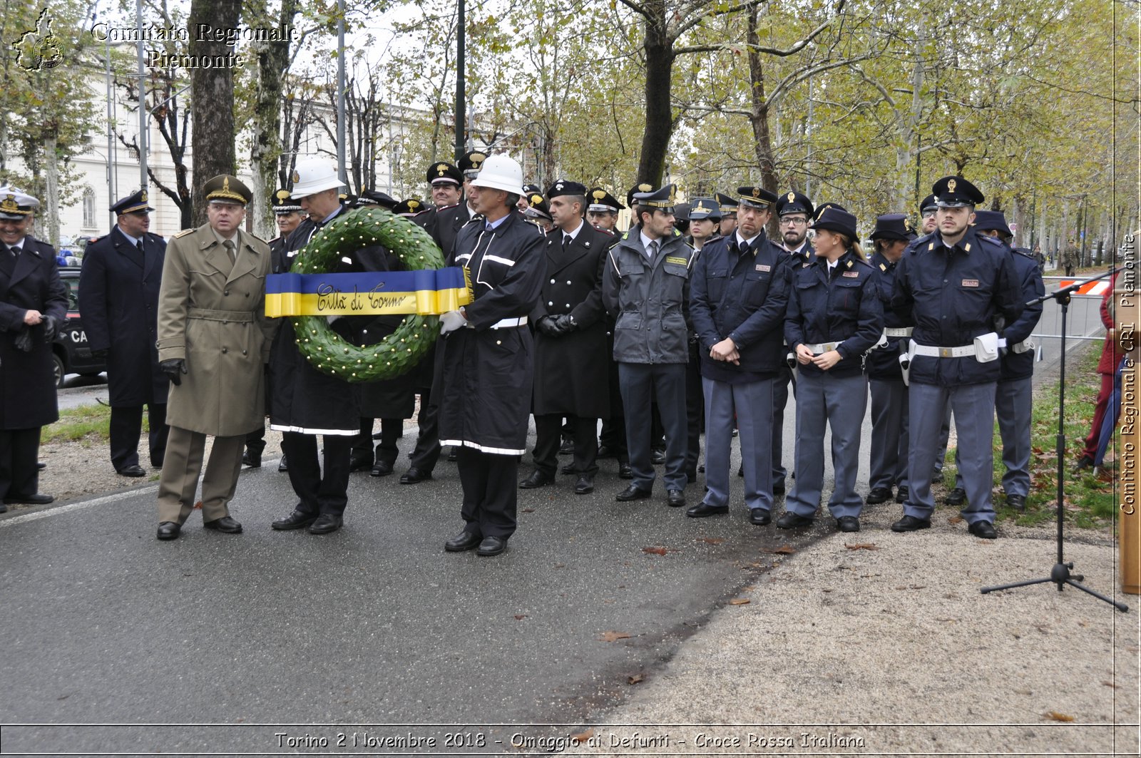 Torino 2 Novembre 2018 - Omaggio ai Defunti - Croce Rossa Italiana- Comitato Regionale del Piemonte