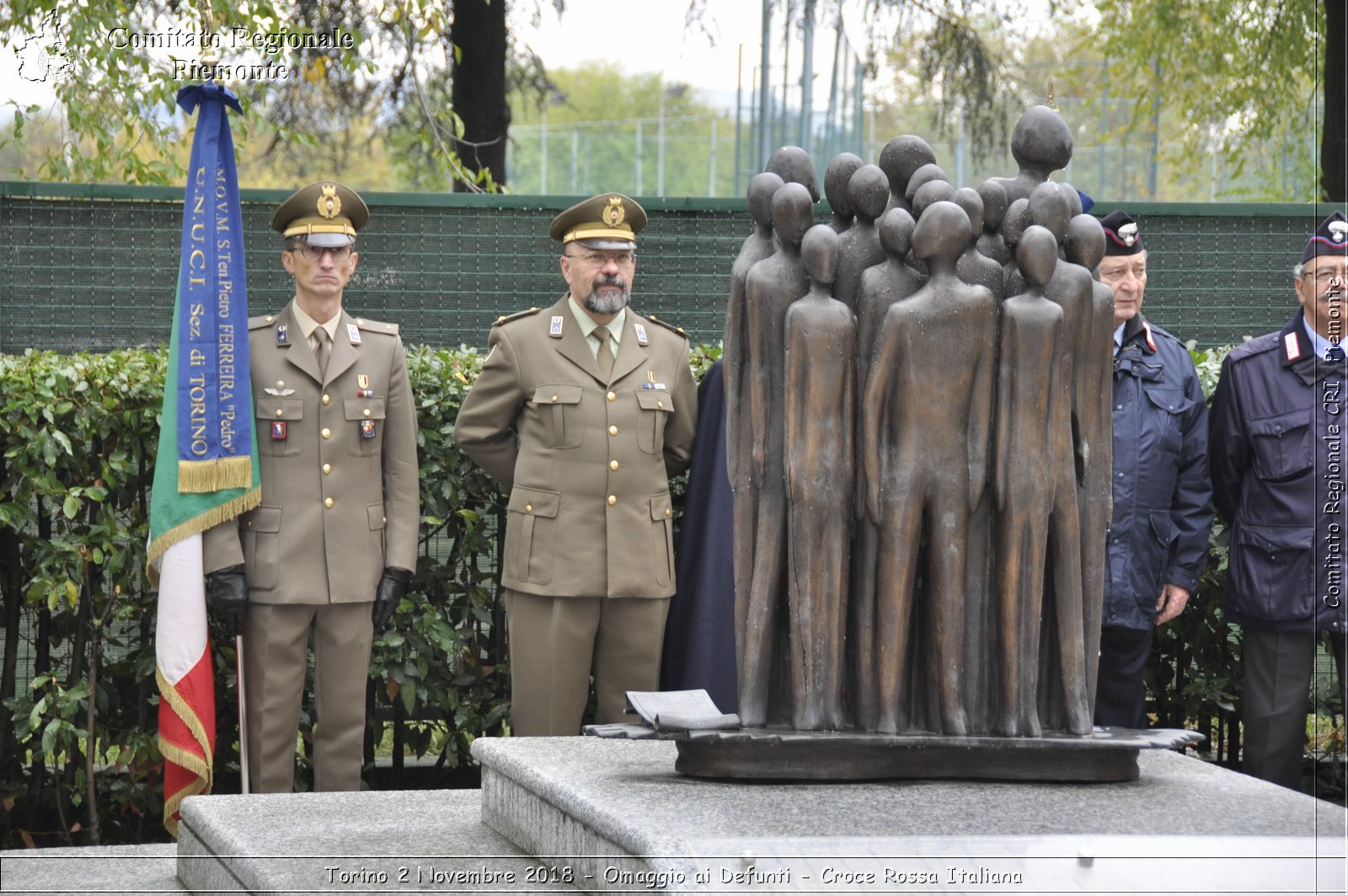 Torino 2 Novembre 2018 - Omaggio ai Defunti - Croce Rossa Italiana- Comitato Regionale del Piemonte