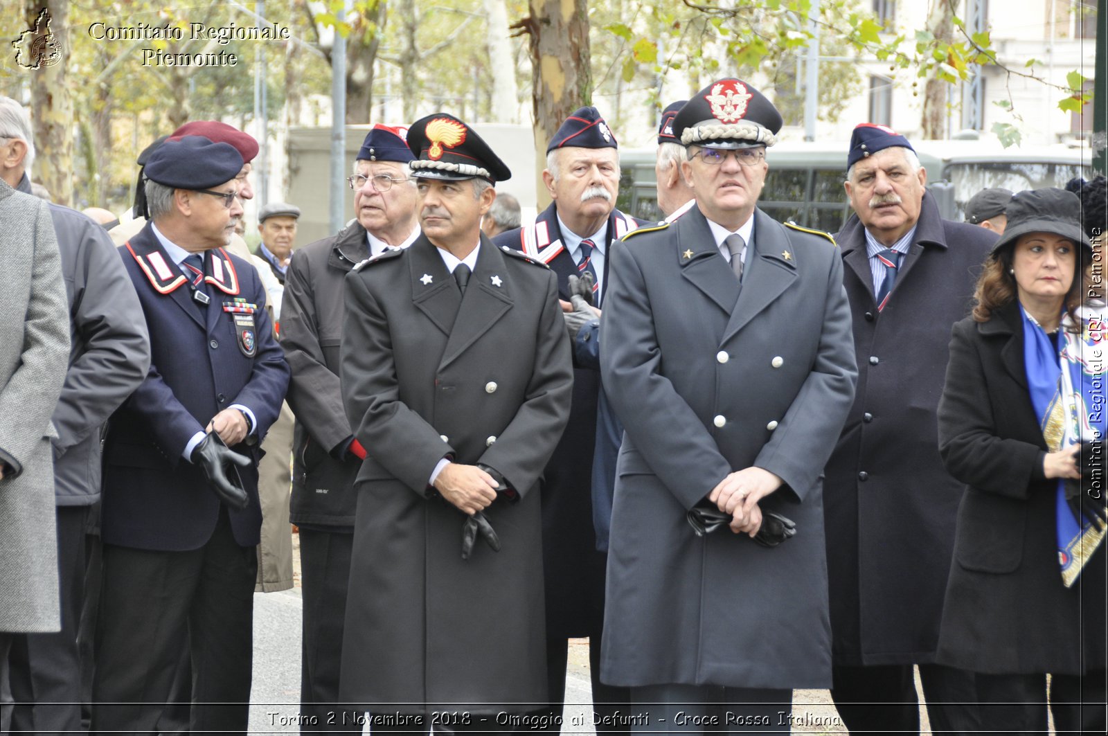 Torino 2 Novembre 2018 - Omaggio ai Defunti - Croce Rossa Italiana- Comitato Regionale del Piemonte