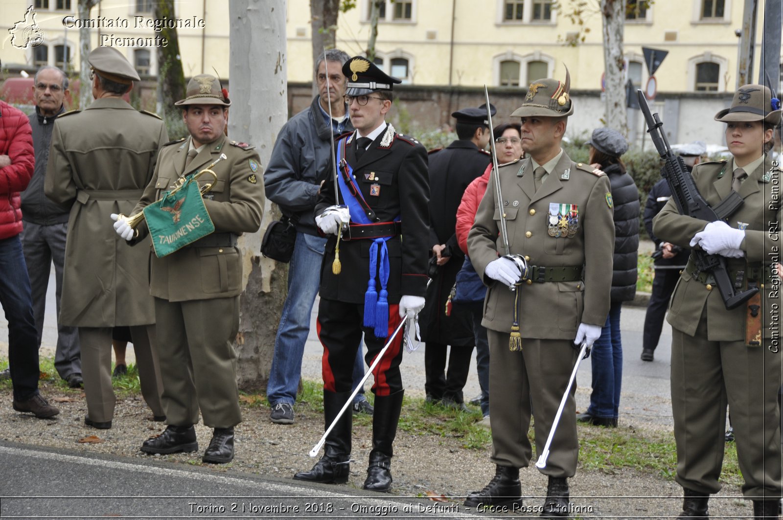 Torino 2 Novembre 2018 - Omaggio ai Defunti - Croce Rossa Italiana- Comitato Regionale del Piemonte