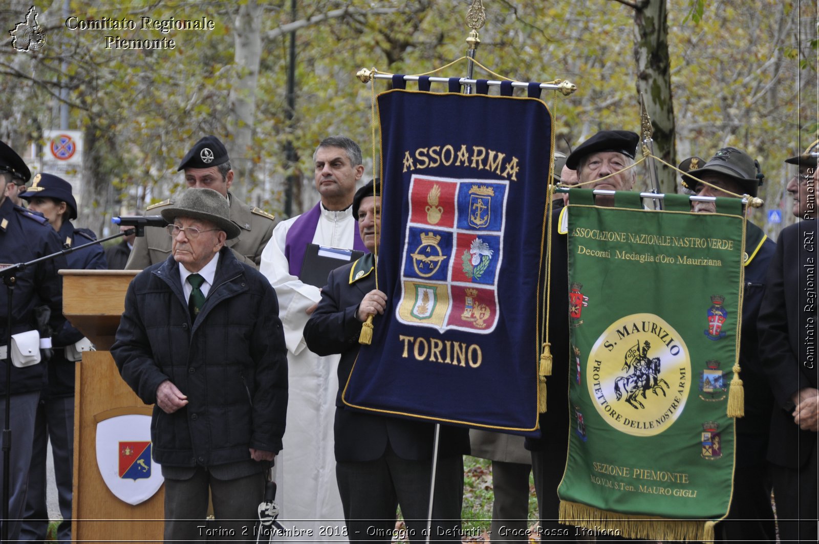 Torino 2 Novembre 2018 - Omaggio ai Defunti - Croce Rossa Italiana- Comitato Regionale del Piemonte