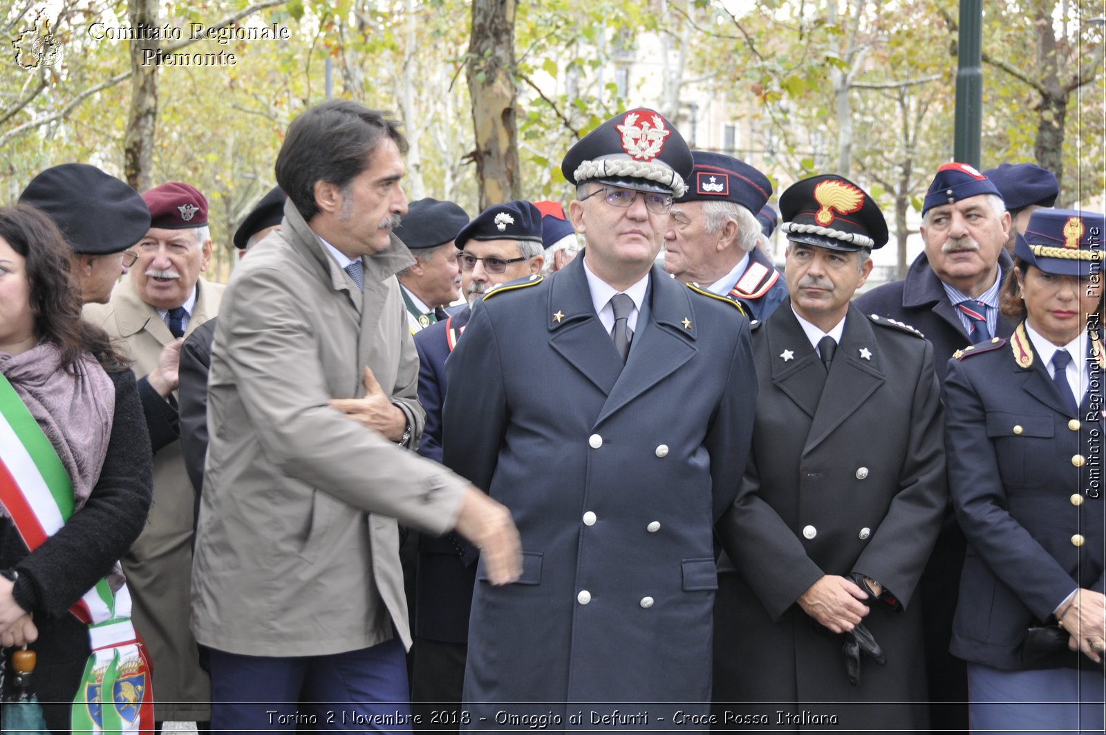 Torino 2 Novembre 2018 - Omaggio ai Defunti - Croce Rossa Italiana- Comitato Regionale del Piemonte