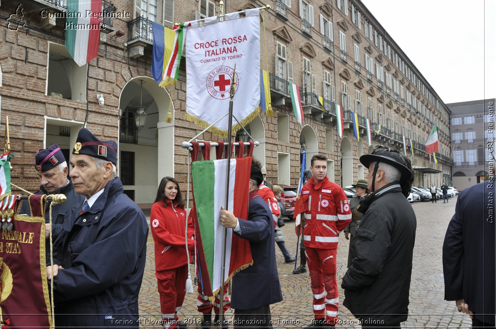 Torino 4 Novembre 2018 - Le celebrazioni a Torino - Croce Rossa Italiana- Comitato Regionale del Piemonte