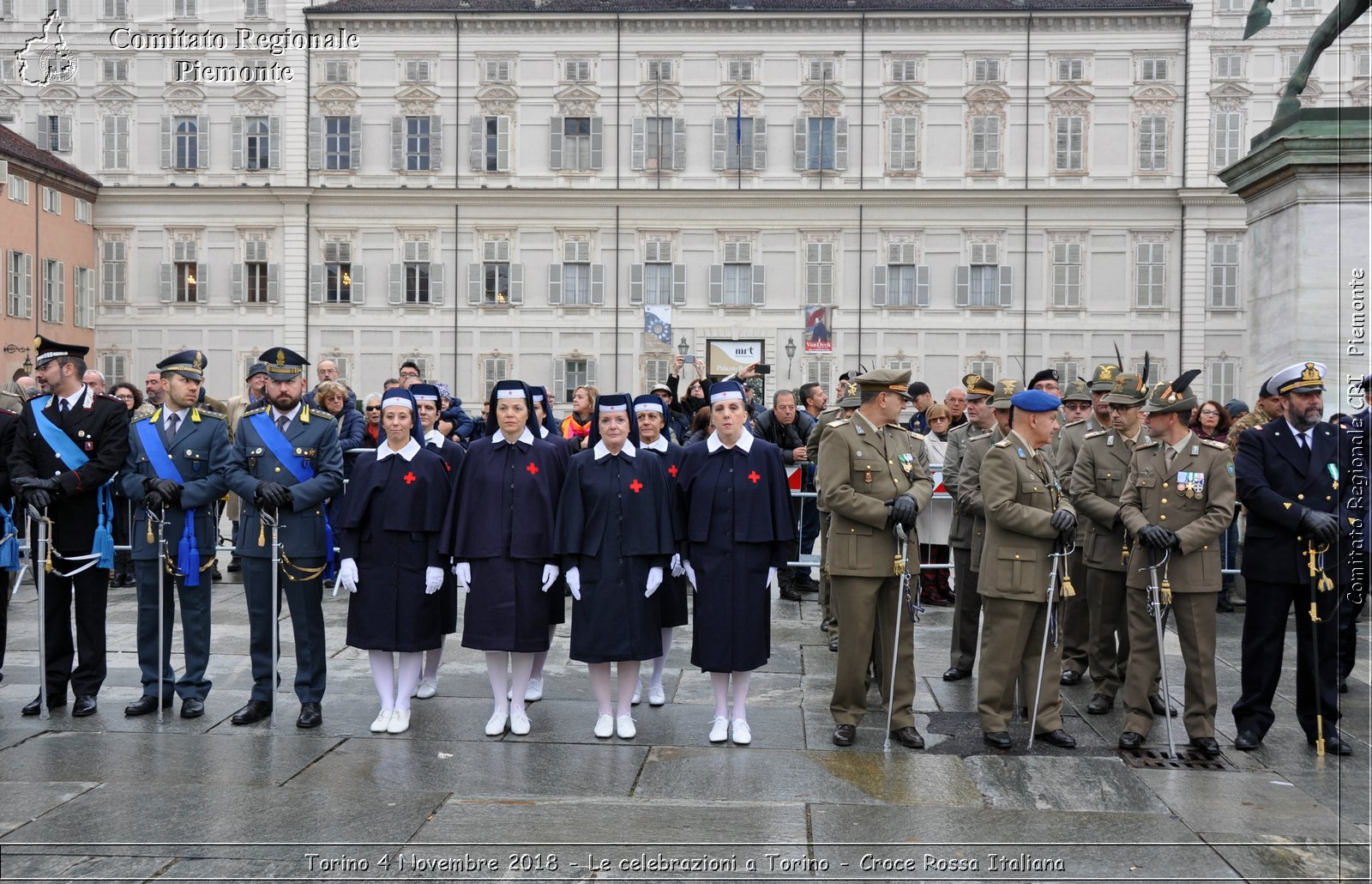 Torino 4 Novembre 2018 - Le celebrazioni a Torino - Croce Rossa Italiana- Comitato Regionale del Piemonte