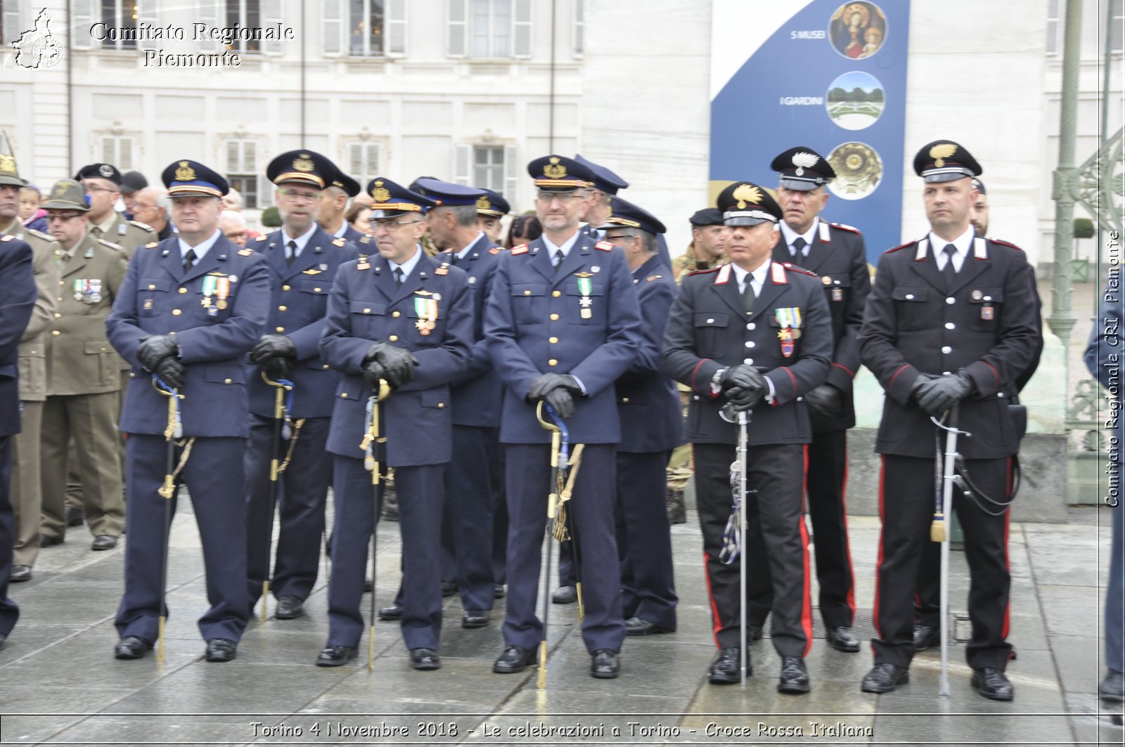 Torino 4 Novembre 2018 - Le celebrazioni a Torino - Croce Rossa Italiana- Comitato Regionale del Piemonte