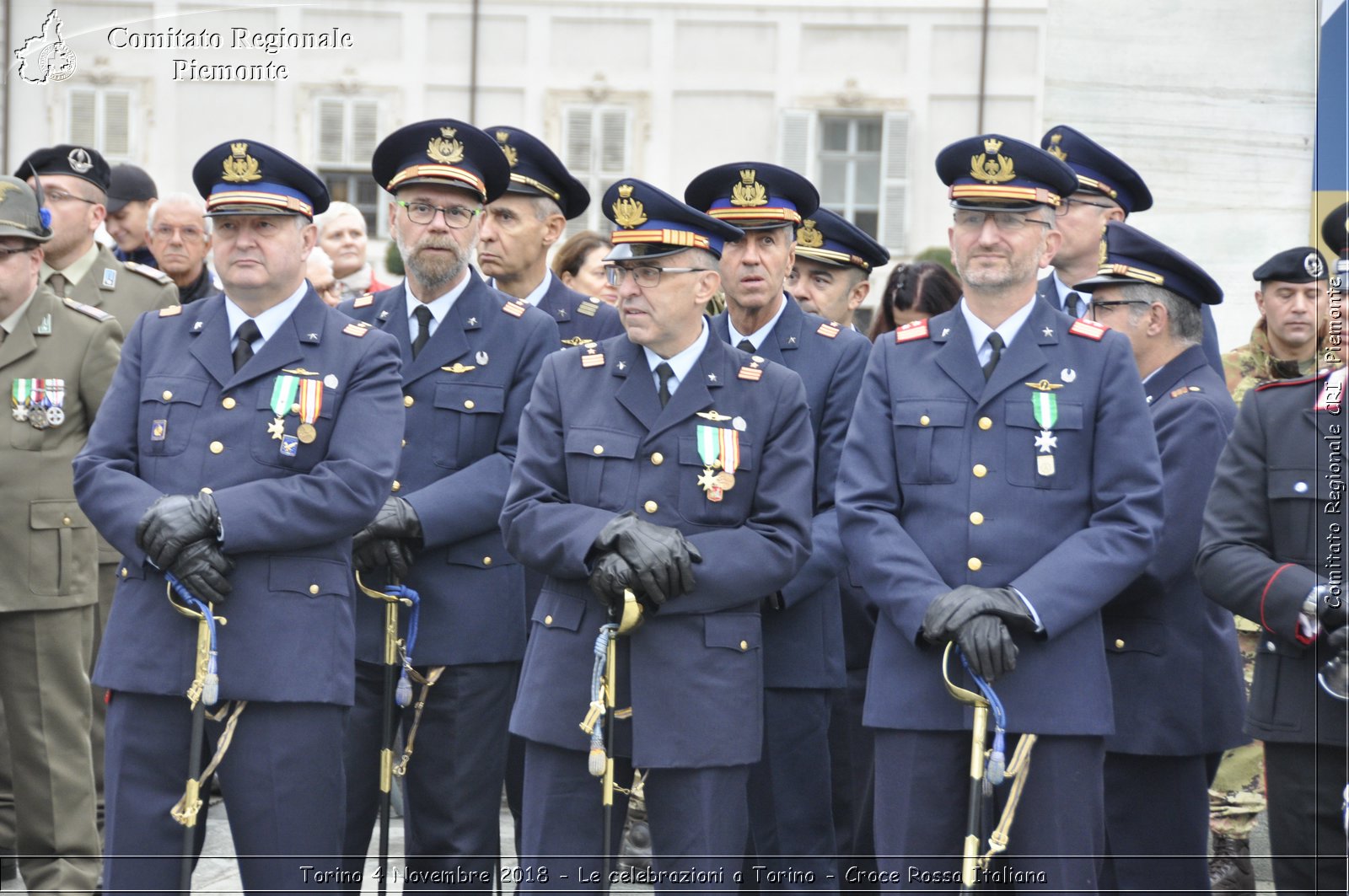 Torino 4 Novembre 2018 - Le celebrazioni a Torino - Croce Rossa Italiana- Comitato Regionale del Piemonte