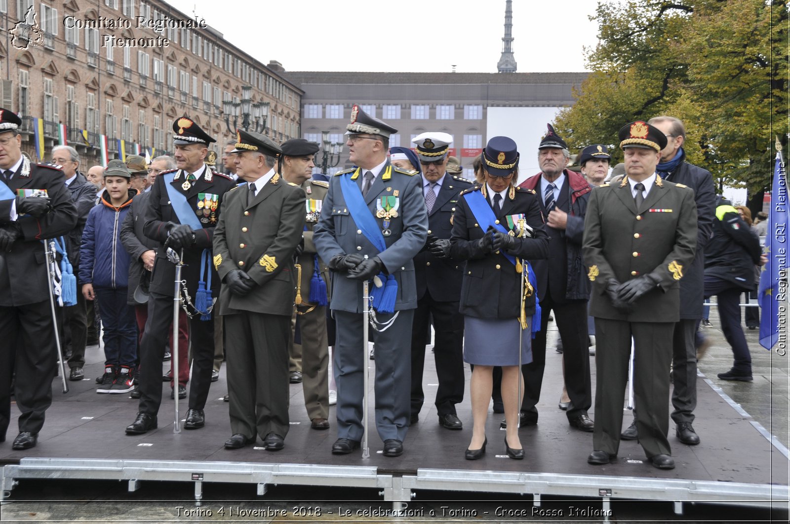 Torino 4 Novembre 2018 - Le celebrazioni a Torino - Croce Rossa Italiana- Comitato Regionale del Piemonte