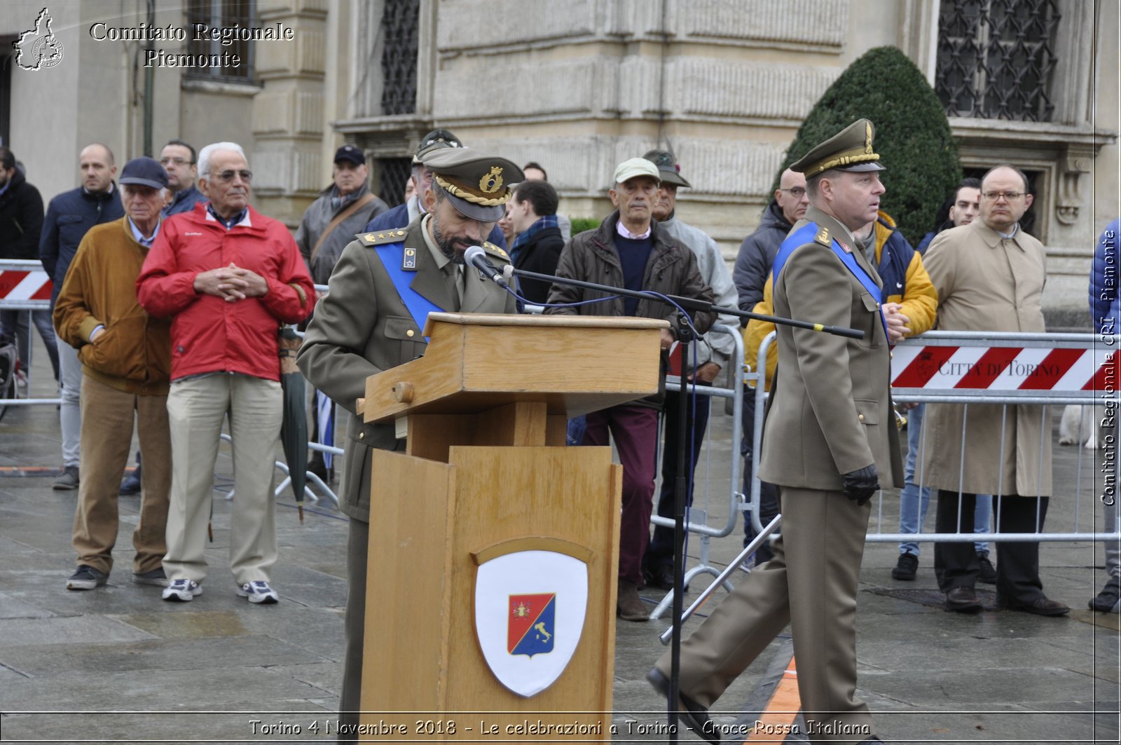 Torino 4 Novembre 2018 - Le celebrazioni a Torino - Croce Rossa Italiana- Comitato Regionale del Piemonte