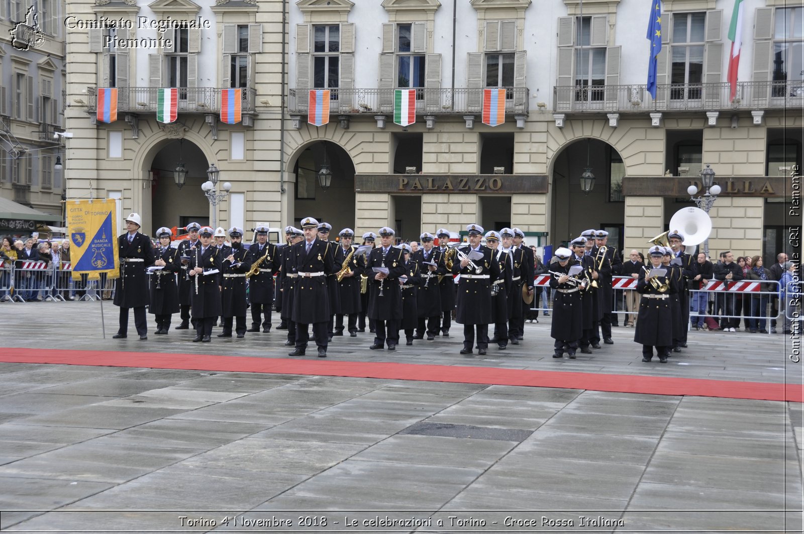 Torino 4 Novembre 2018 - Le celebrazioni a Torino - Croce Rossa Italiana- Comitato Regionale del Piemonte