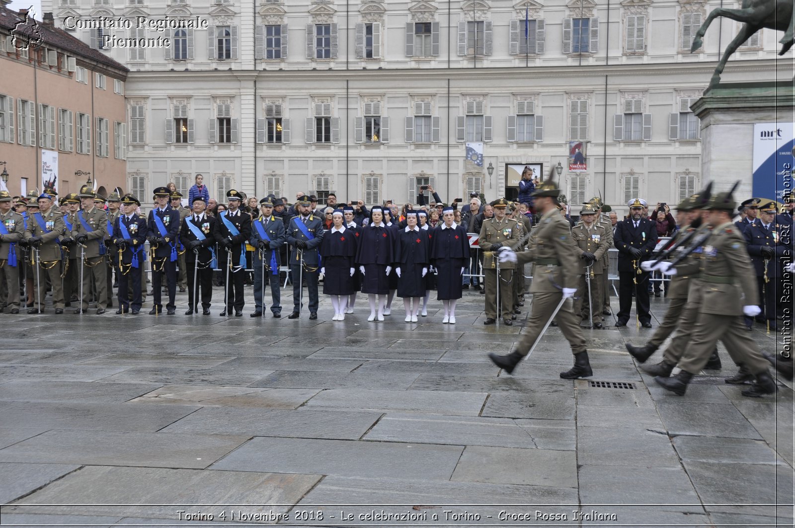 Torino 4 Novembre 2018 - Le celebrazioni a Torino - Croce Rossa Italiana- Comitato Regionale del Piemonte