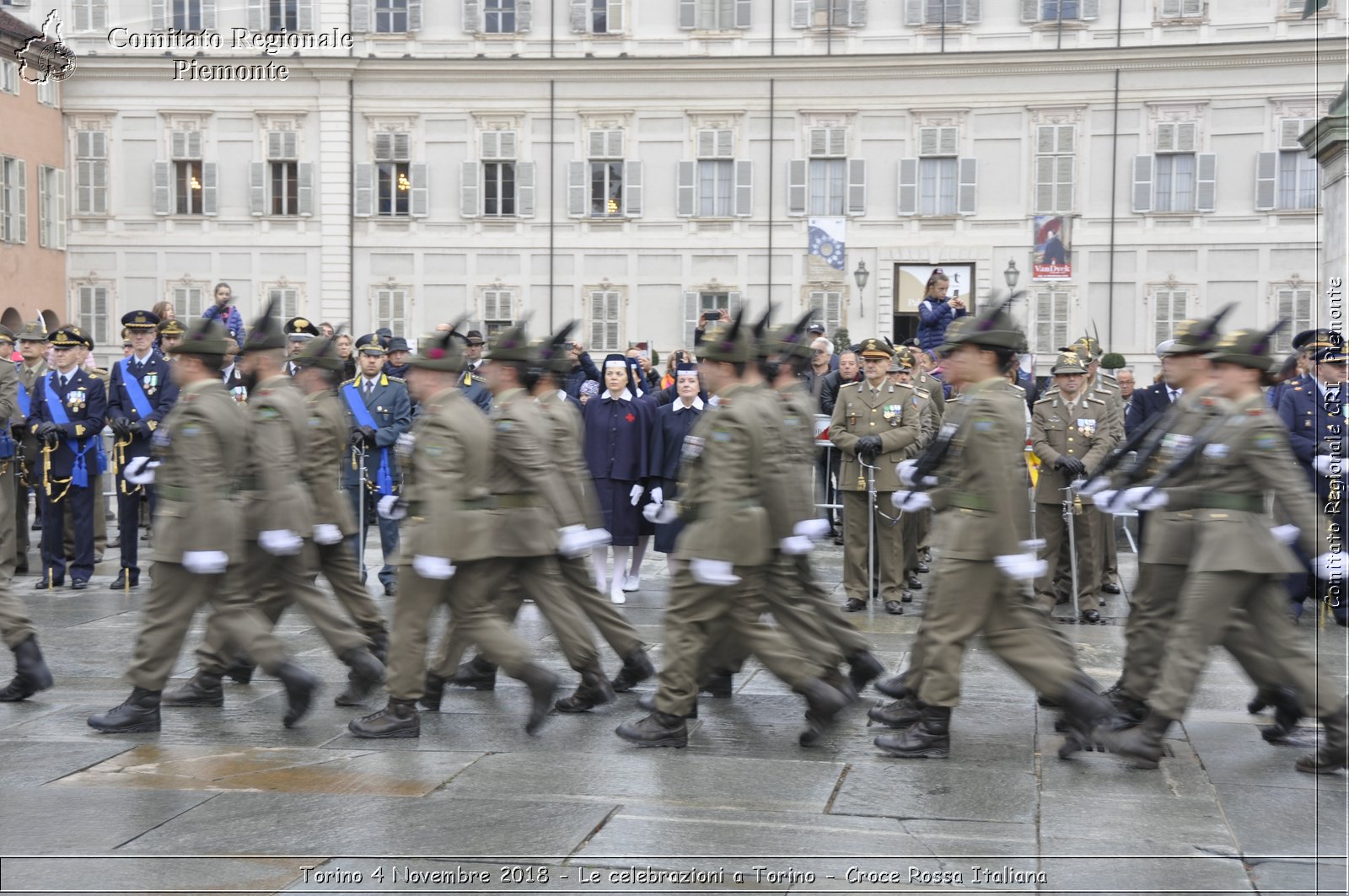 Torino 4 Novembre 2018 - Le celebrazioni a Torino - Croce Rossa Italiana- Comitato Regionale del Piemonte