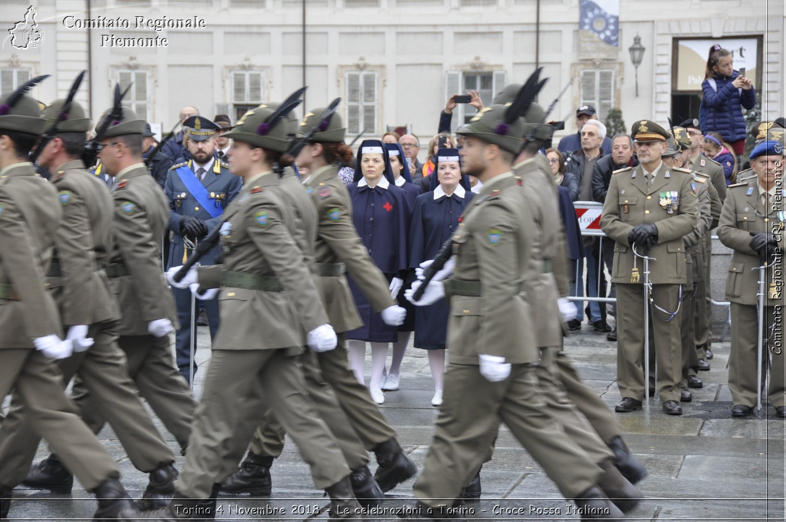 Torino 4 Novembre 2018 - Le celebrazioni a Torino - Croce Rossa Italiana- Comitato Regionale del Piemonte